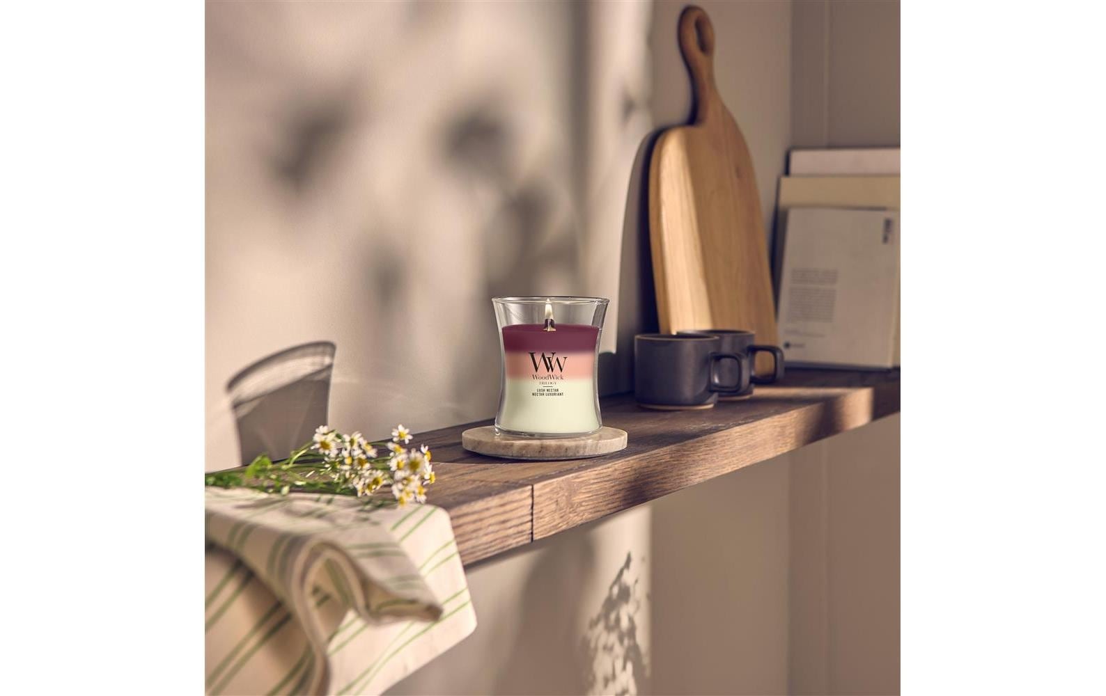 Image of Woodwick Duftkerze "Lush Nectar Trilogy Large Jar"