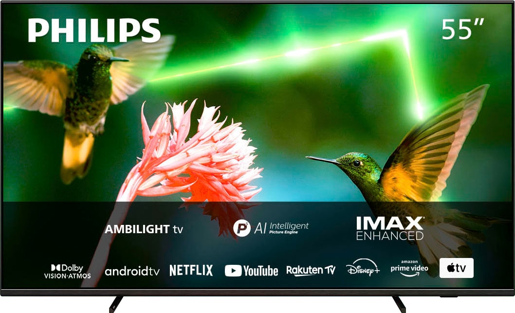 Philips LED-Fernseher »55PML9507/12«, 4K Ultra HD, Android TV-Smart-TV