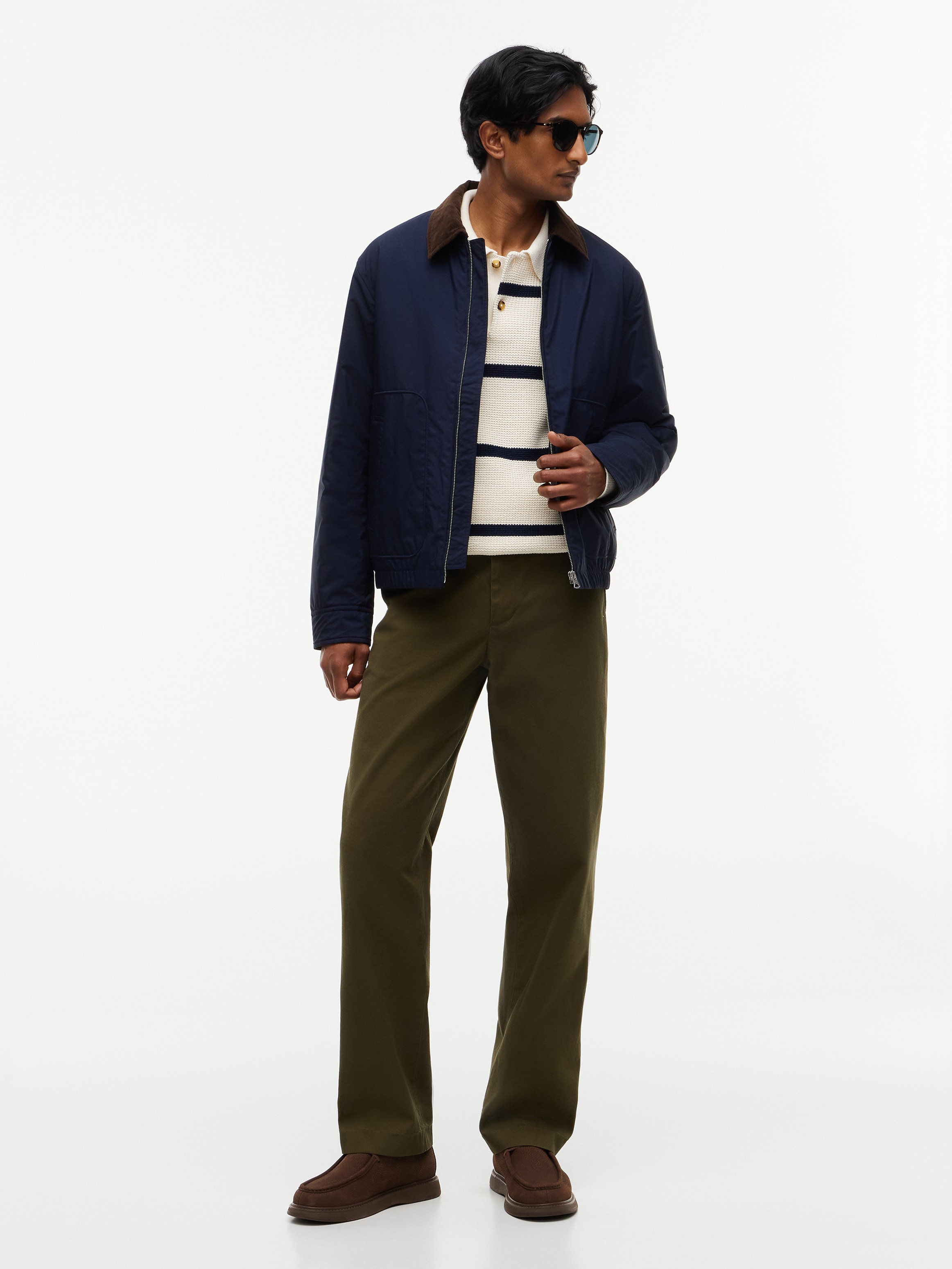 Tommy Hilfiger Blouson »SURPLUS PADDED IVY« avec taille élastique, col contrasté