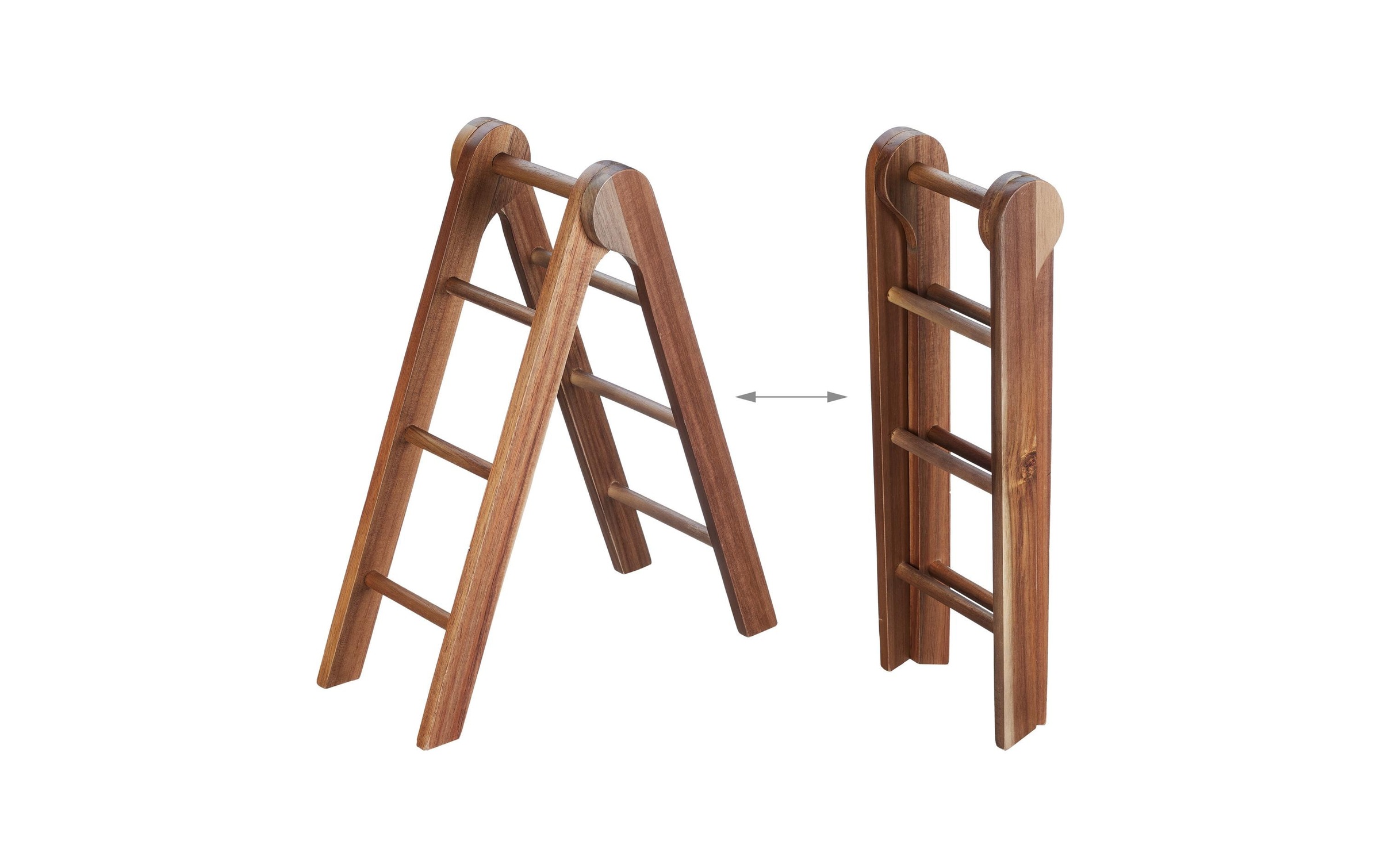 relaxdays Etagere »3-stufig«, Holzart: Akazie (China)