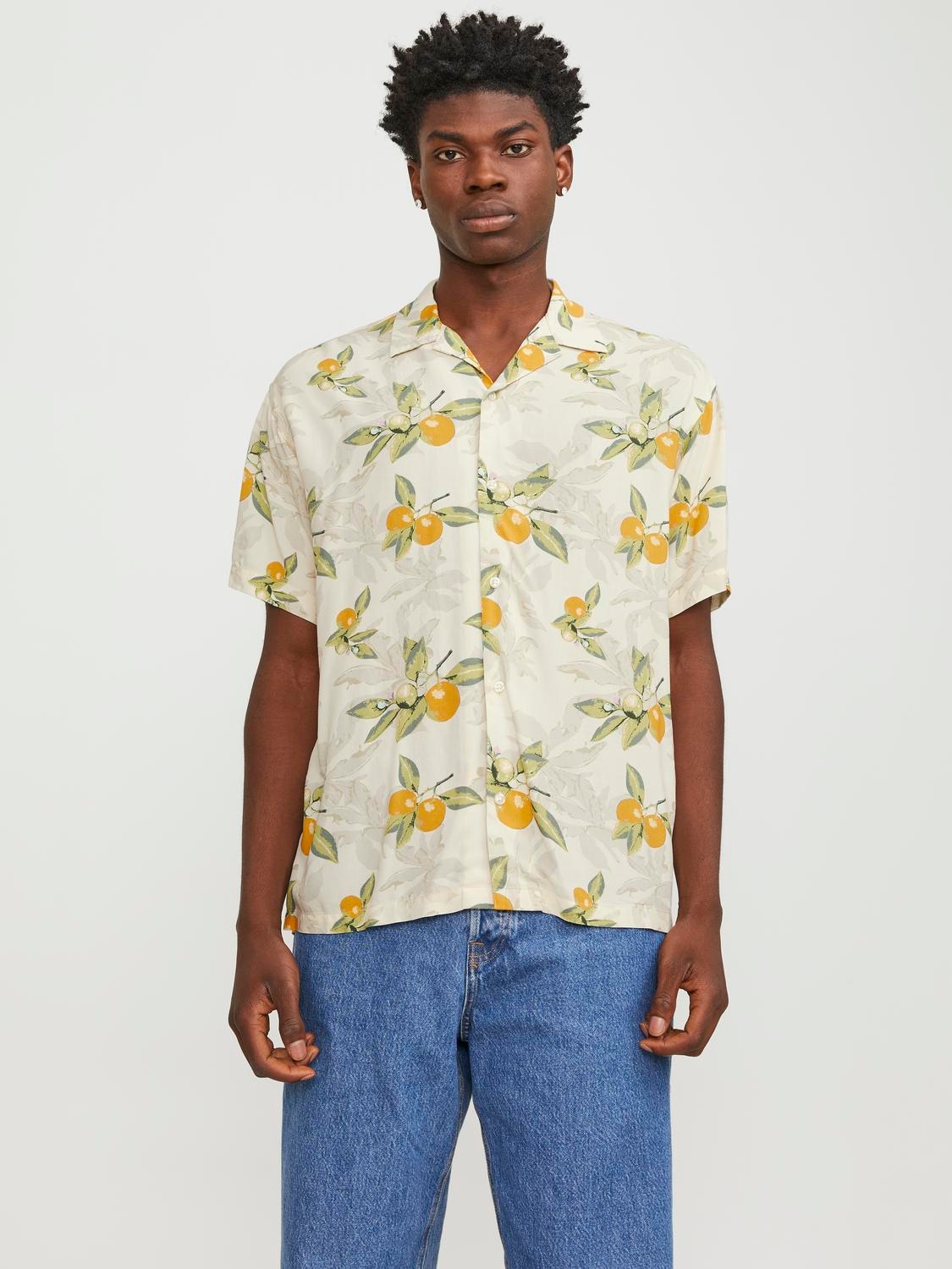 Jack & Jones Hawaiihemd »JORLUKE TAMPA AOP SHIRT SS SN«