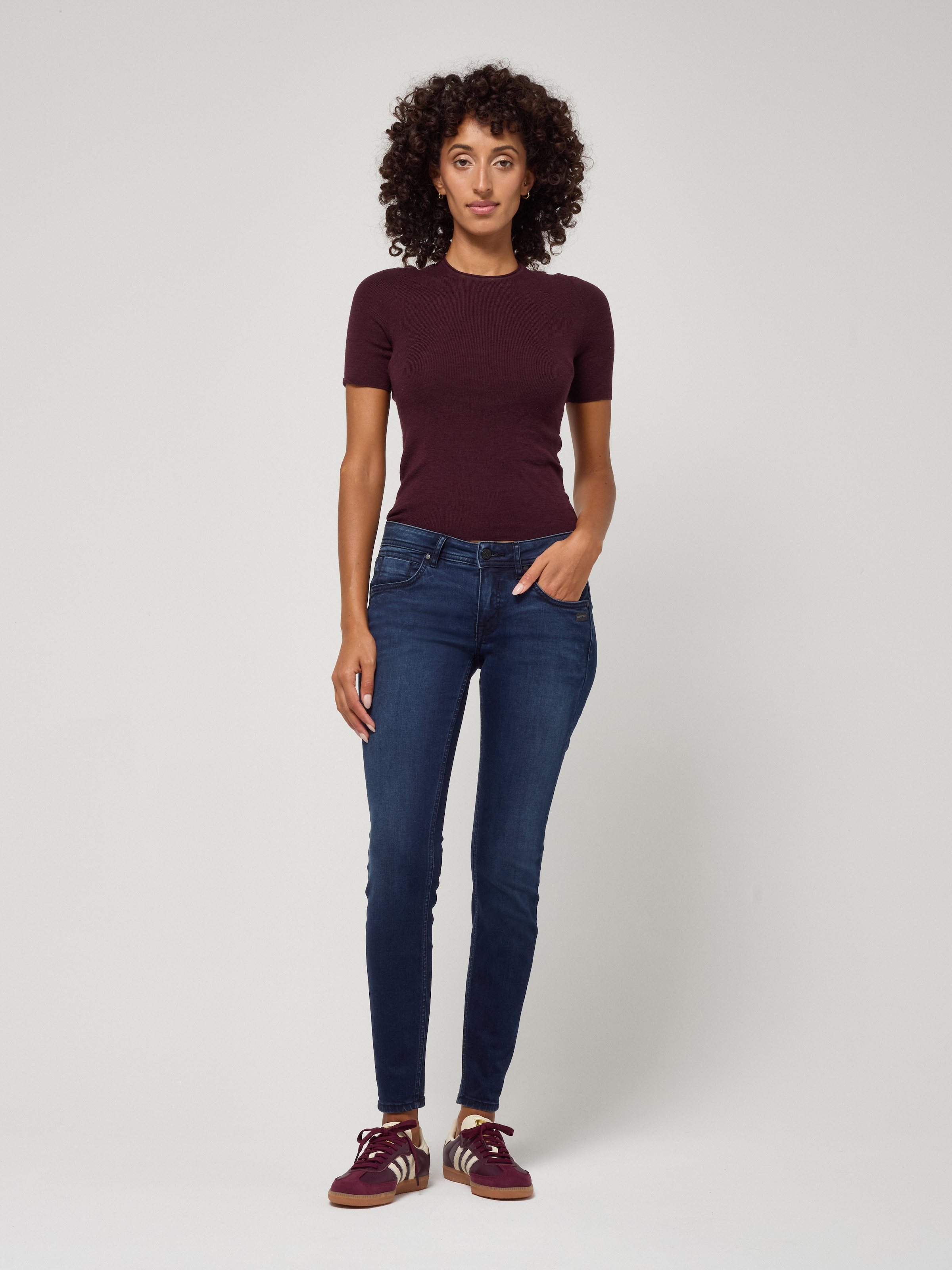 GANG Skinny-fit-Jeans »94FAITH CROPPED« mit verkürzter Beinlänge