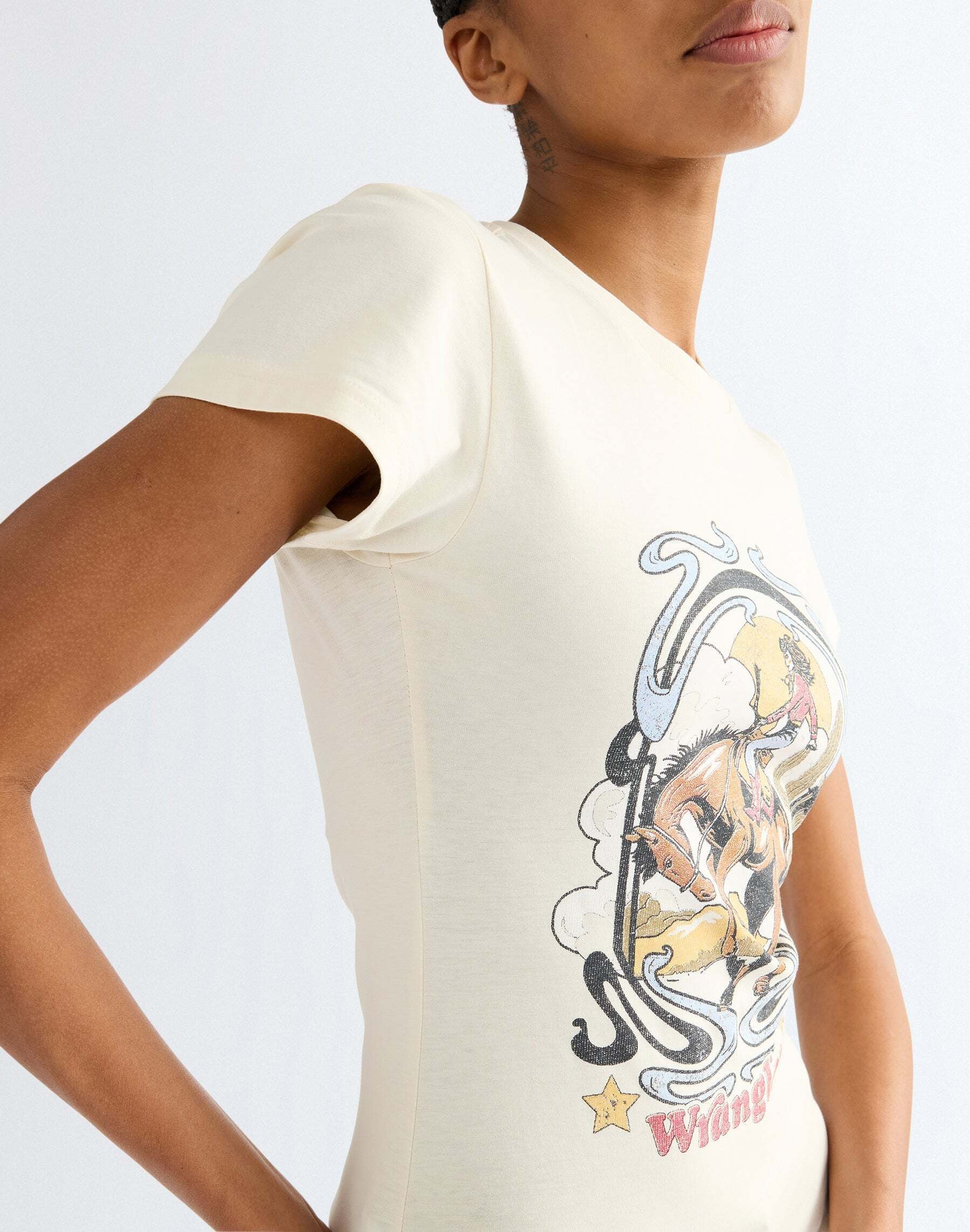 Wrangler T-Shirt »WRANGLER T-Shirt Shrunken Band«