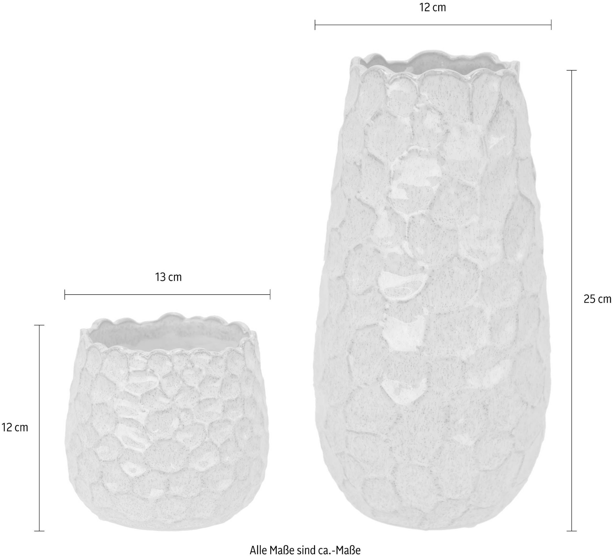 Home affaire Dekovase, (Set, 2 St.), hochwertige Verarbeitung