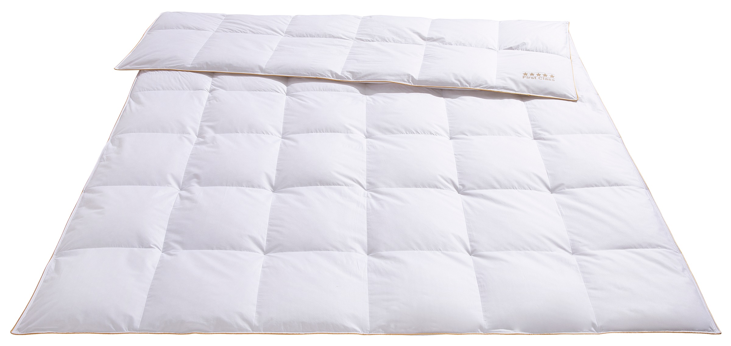 OBB Daunenbettdecke "Emilias, Bettdecken für Sommer & Winter, Ganzjahresdecke" leicht Füllung 90% Daunen, 10%Federn 1 Stk. tlg. Bettdecke 135x200 cm, 155x220 cm & weitere Größen, Made in Germany