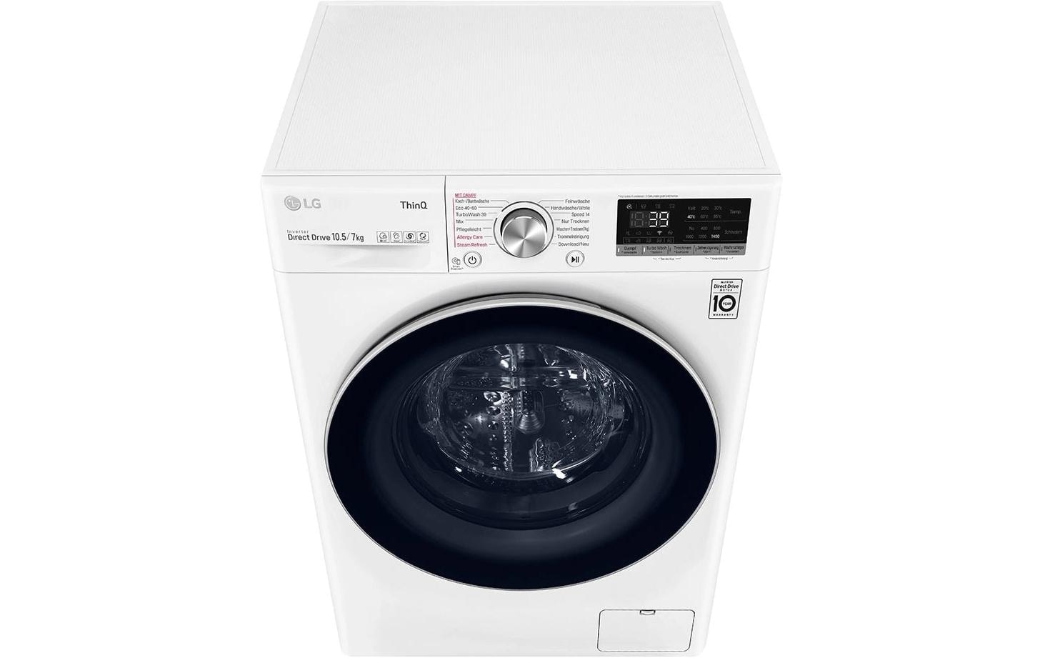 LG Waschtrockner »V7WD107H2E 10,5 kg / 7 kg«