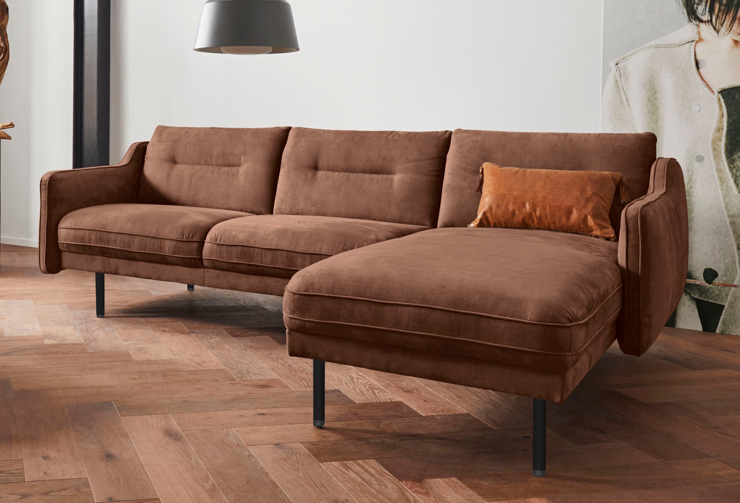 GOODproduct Ecksofa »Nordfyn L-Form« edles Design in 3 Bezugsqualitäten