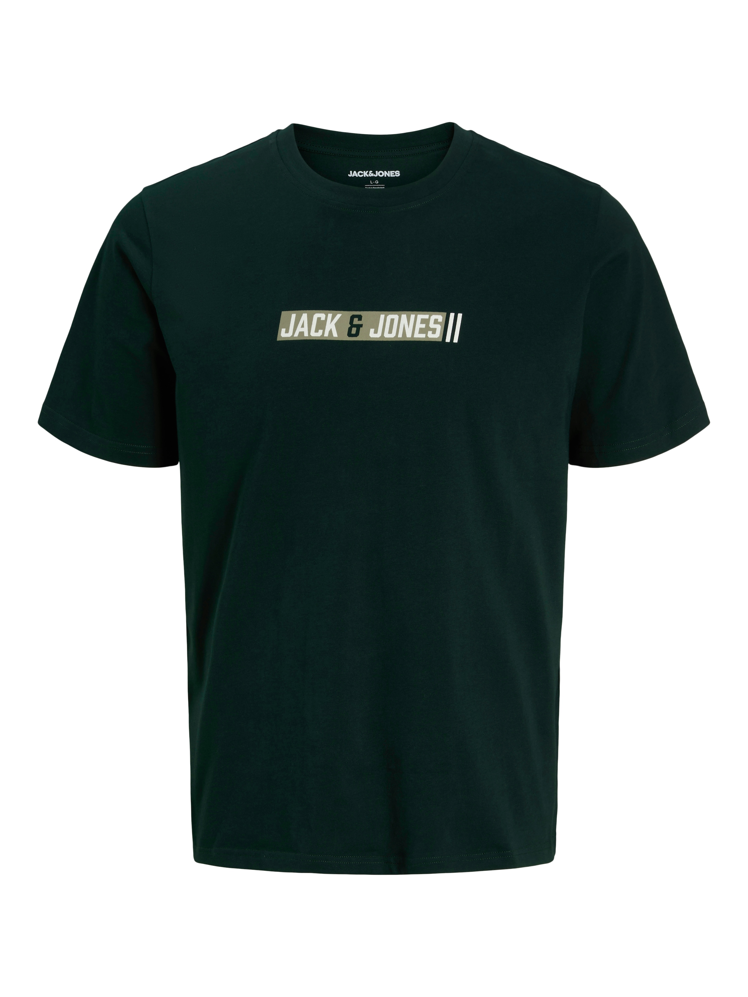 Jack & Jones Rundhalsshirt »JJMUNK TEE SS CREW NECK« Baumwolle, regular fit