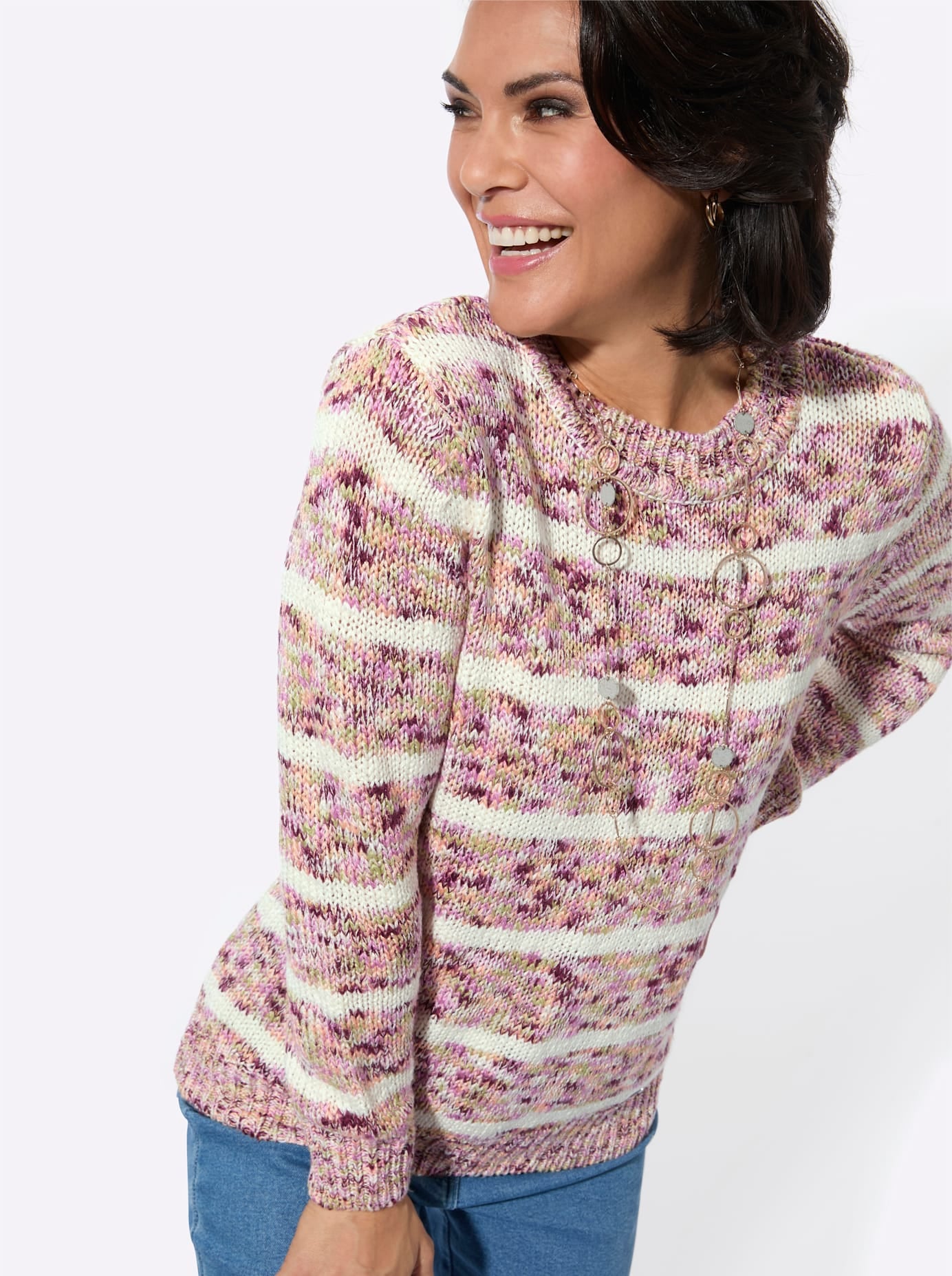 Casual Looks Rundhalspullover »Rundhals-Pullover«