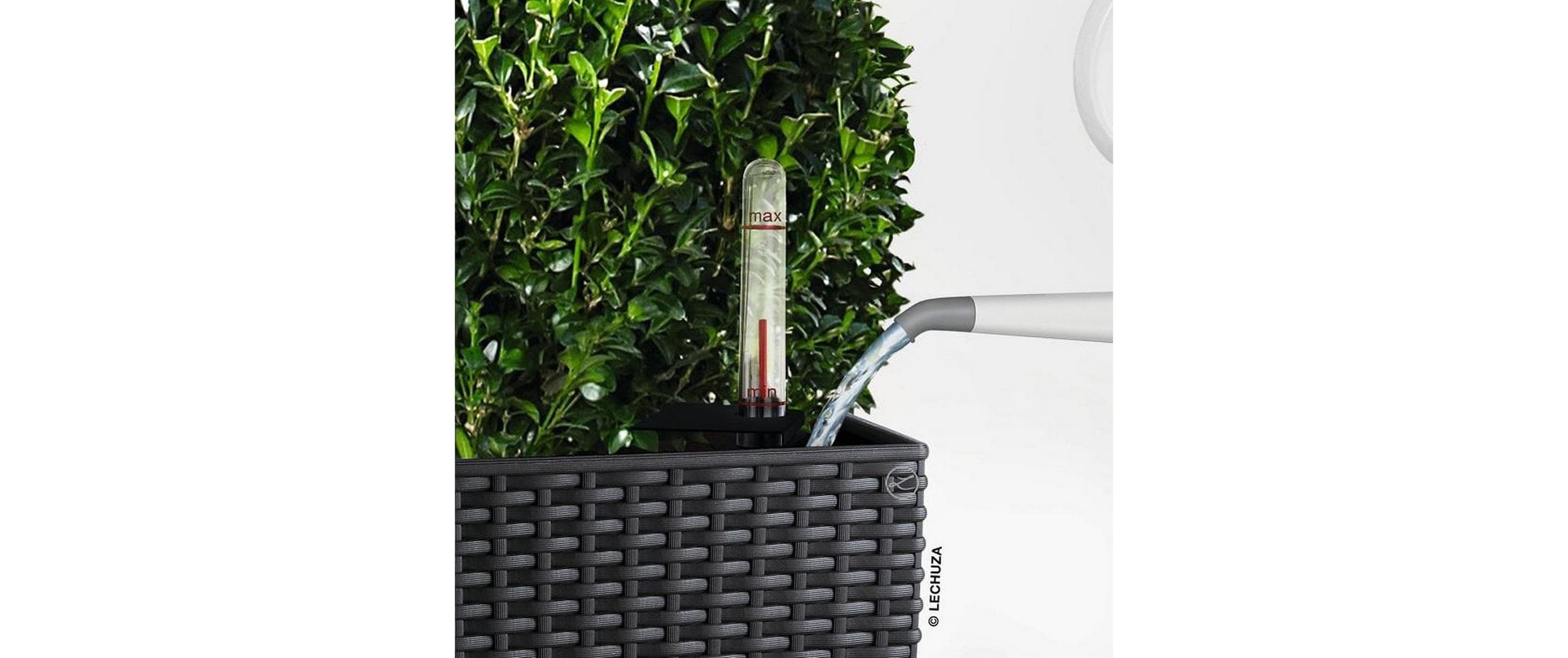   Blumentopf »Lechuza CUBICO Cottage 40 Graphit«