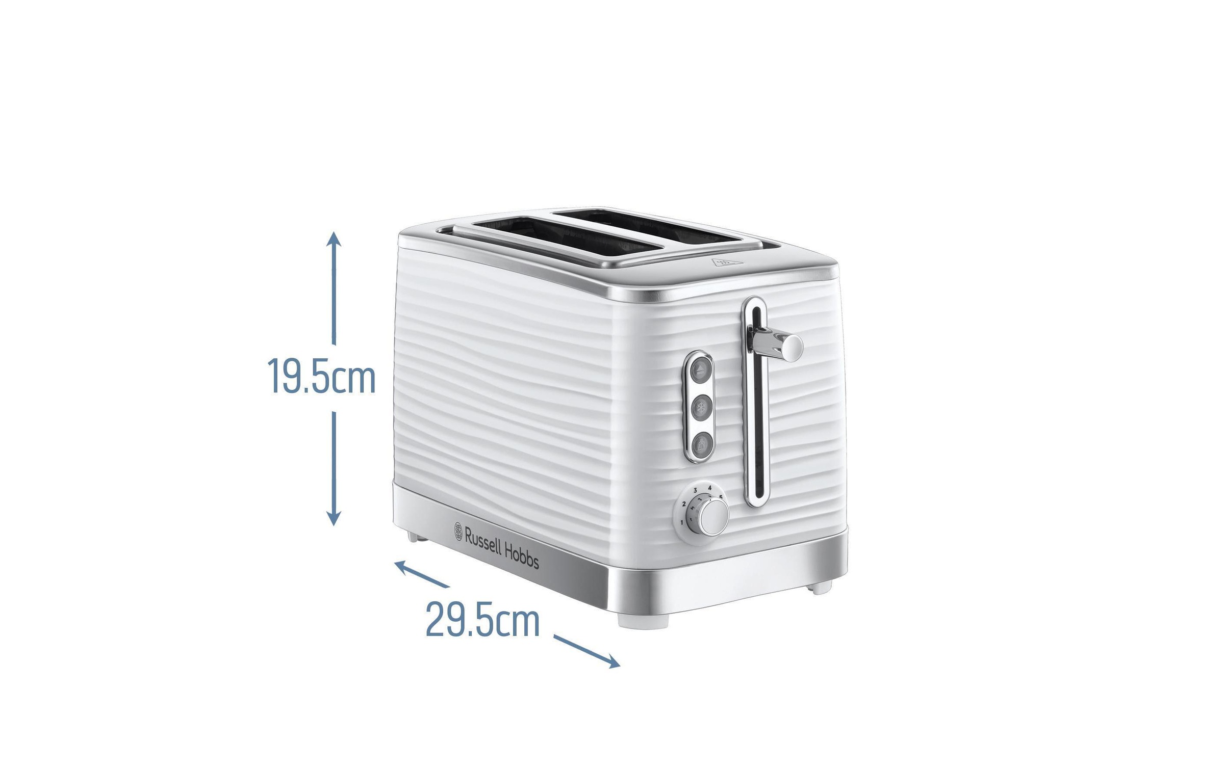 RUSSELL HOBBS Toaster »Inspire 24370-56 Weiss«, für 2 Scheiben, 1050 W