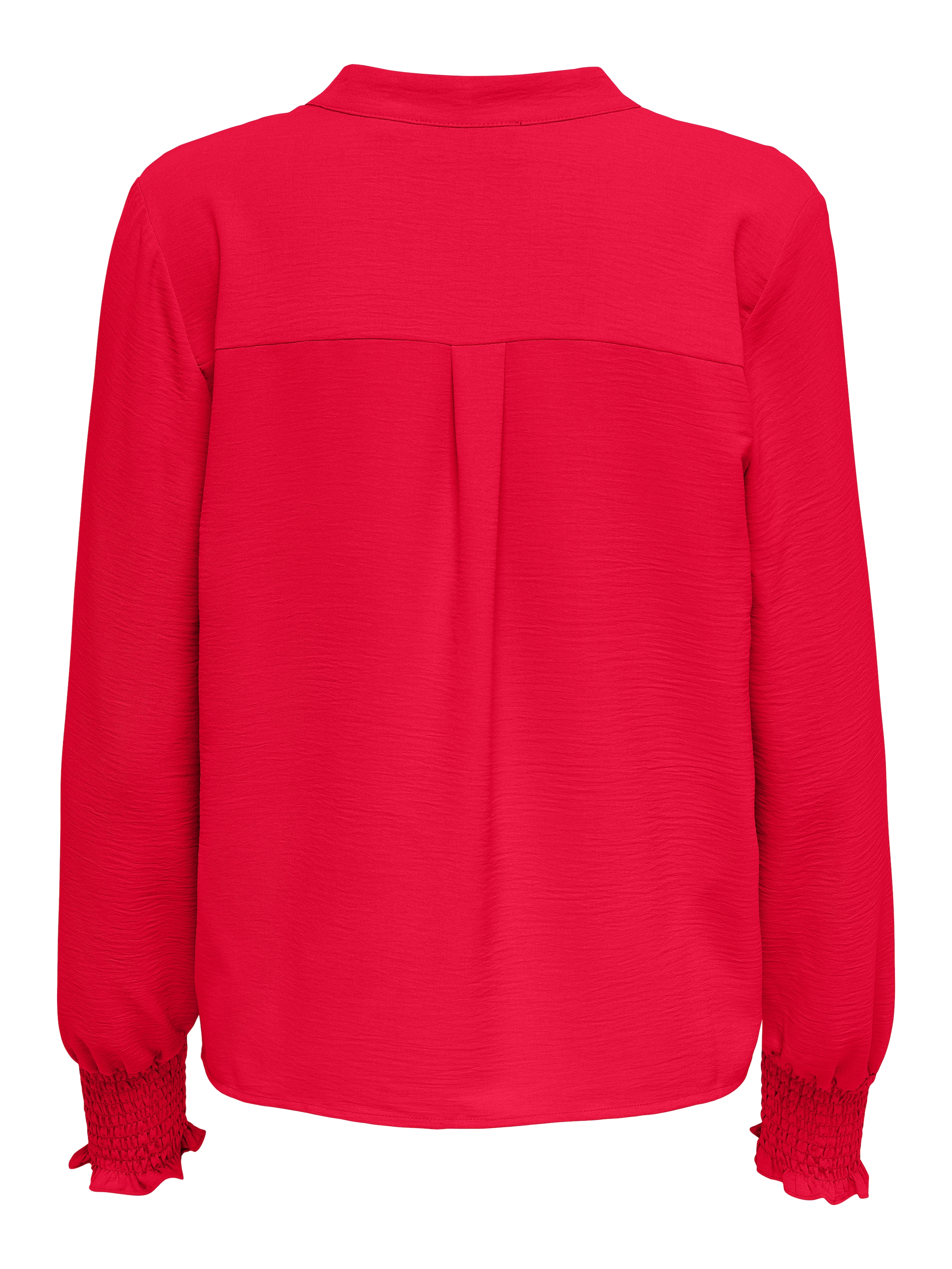 ONLY Blusenshirt »ONLMETTE V-NECK LS SMOCK TOP NOOS WVN«