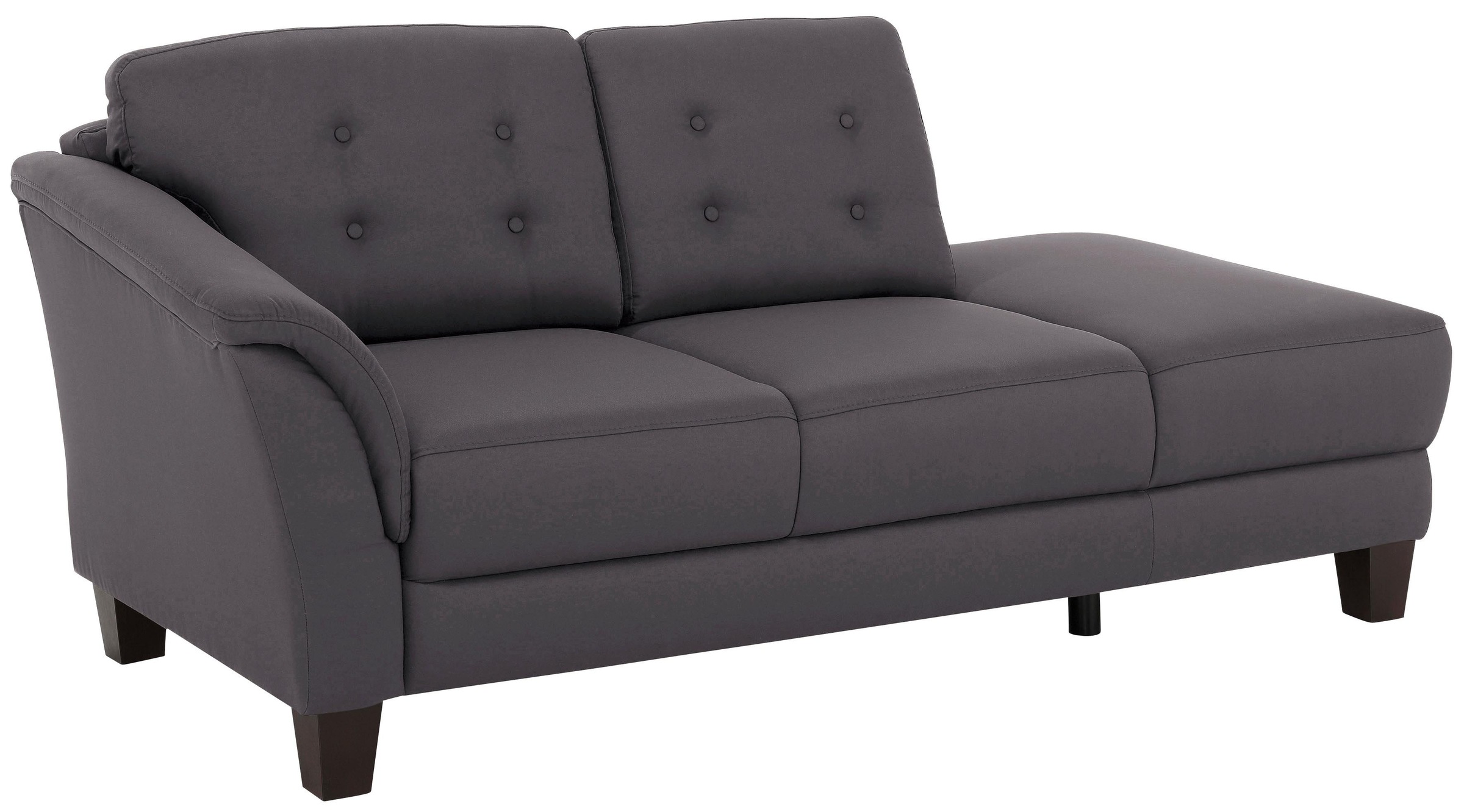 Home affaire Récamière »Trondheim« freistehend, mit Federkern, Knopfheftung im Rücken, Füsse Buche