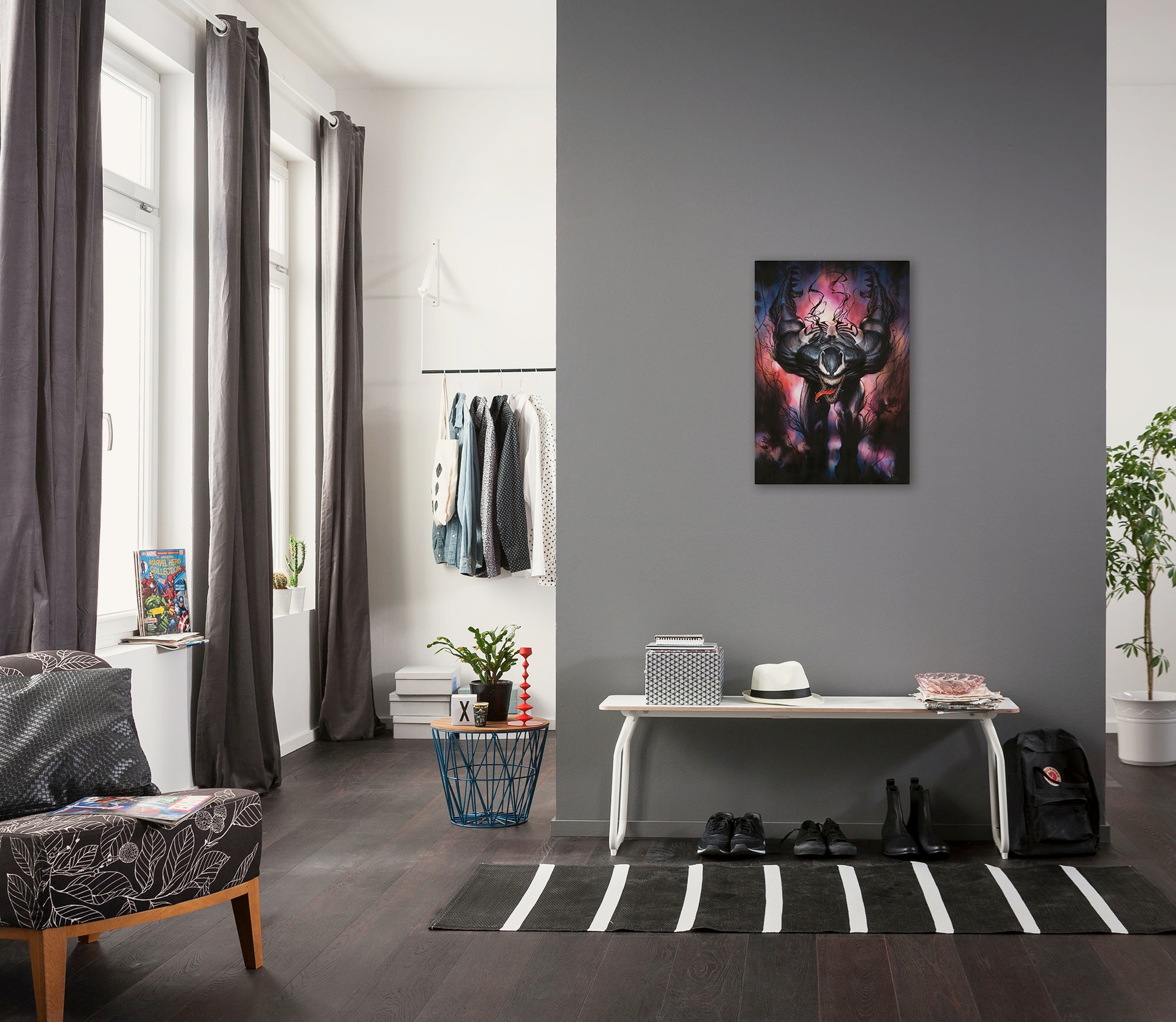 Image of Komar Leinwandbild "Marvel Venom Attack" Disney 1 Stk. tlg. 40 x 60 cm (Breite x Höhe) - Kinderzimmer, Dekoration