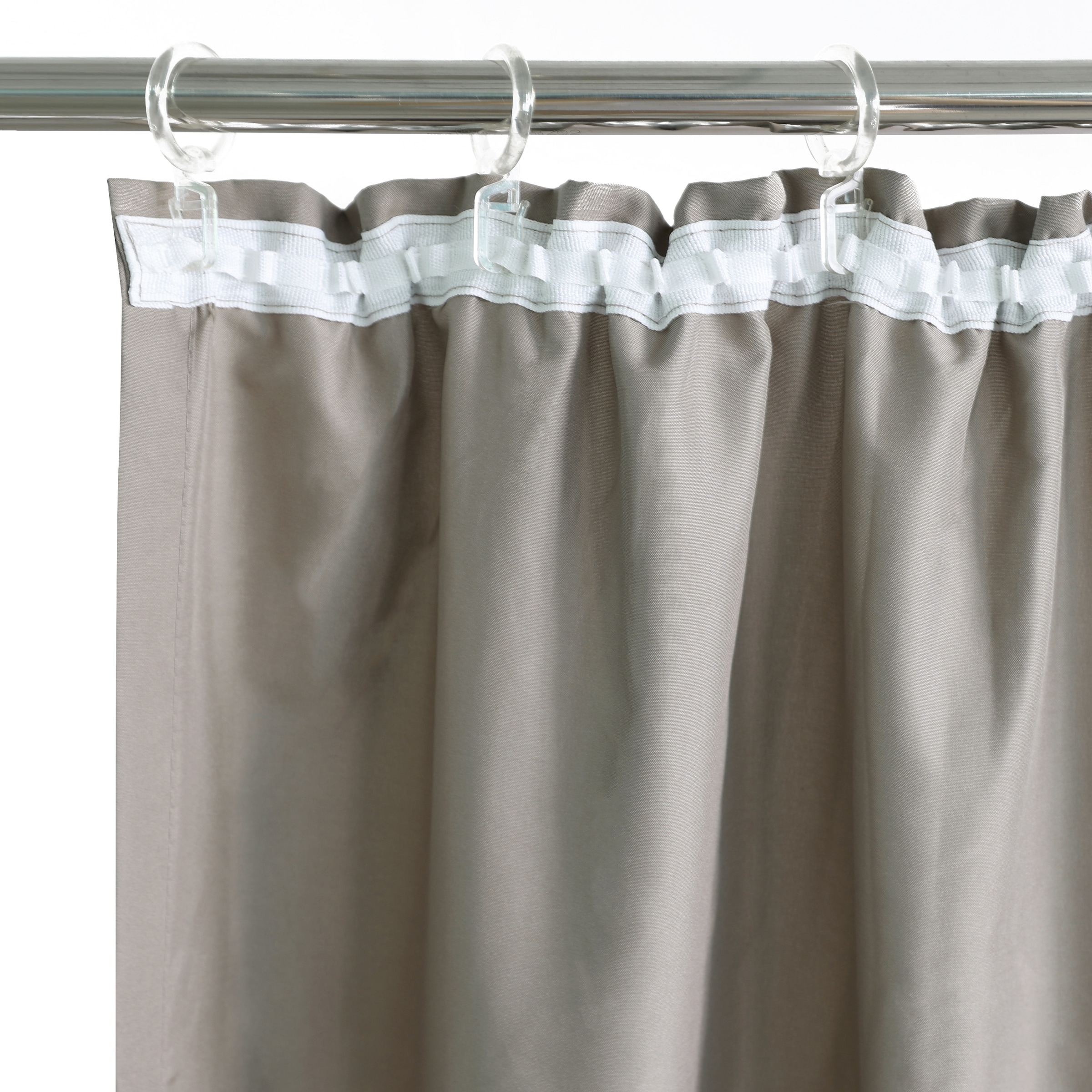 my home Vorhang »Raja, Gardinen mit Kräuselband, Vorhänge Wohnzimmer« Kräuselband 2 Stk. tlg. 2er-Set, Bestseller, einfarbig, modern, pflegeleicht, Mikrofaser