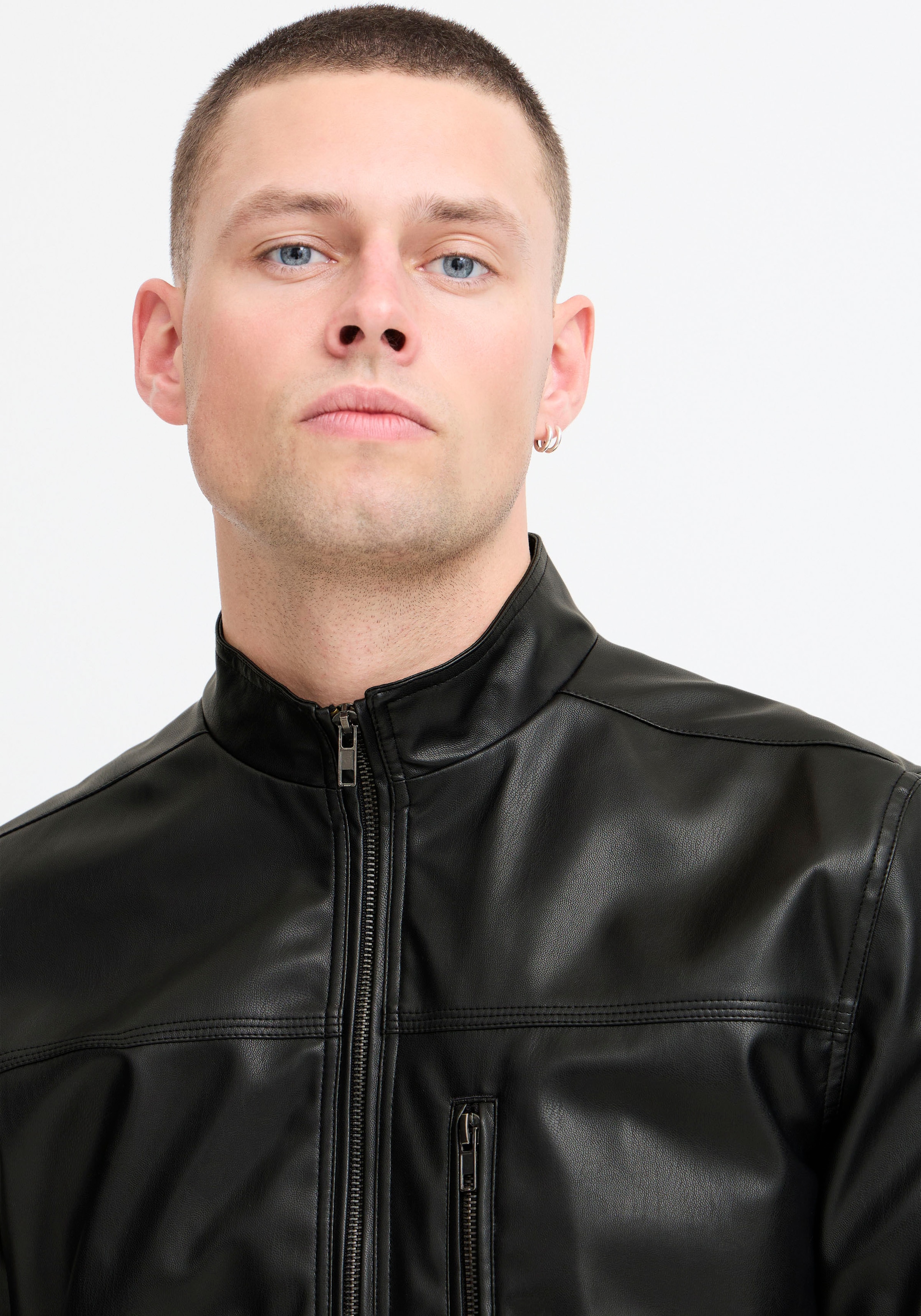 Blend Lederimitatjacke »BHELON jacket«, ohne Kapuze