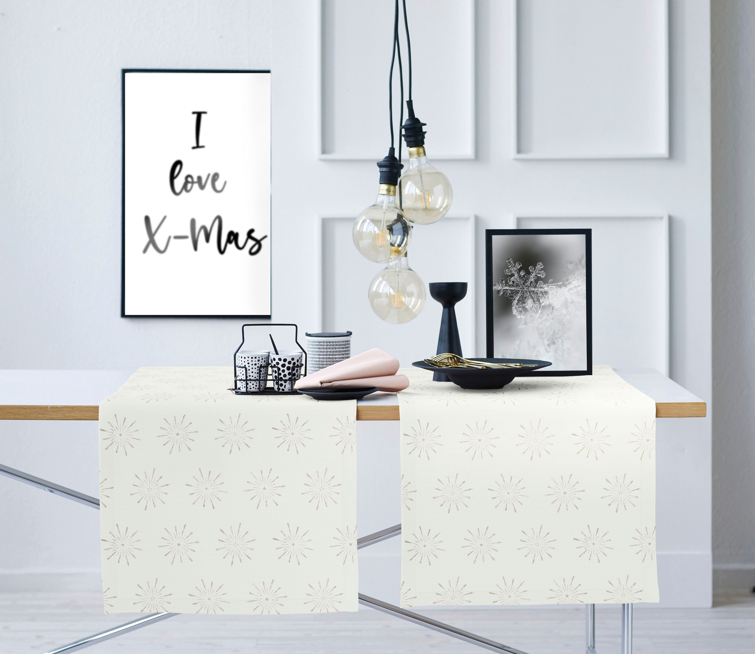 APELT Chemin de table »6302 CHRISTMAS GLAM, Weihnachtsdeko, Weihnachten« tissu jacquard Lurex