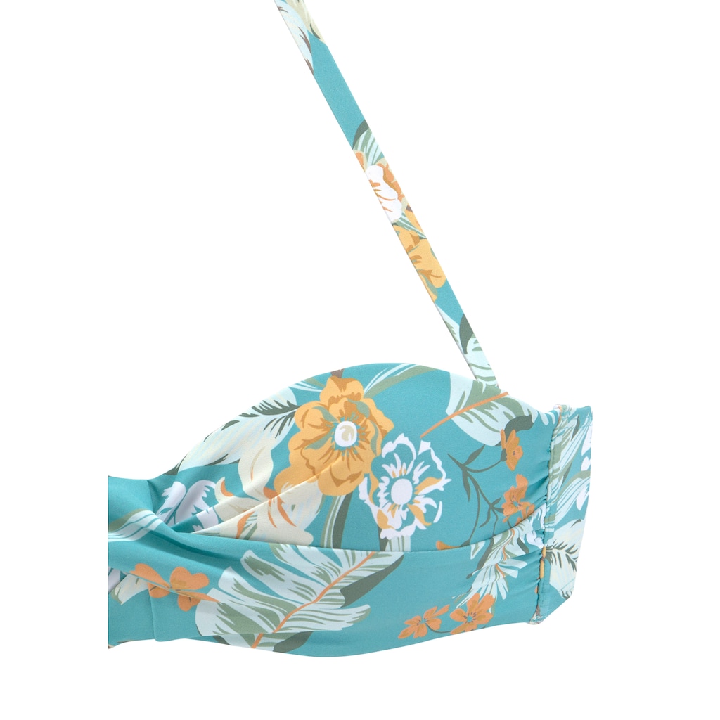 Sunseeker Bügel-Bandeau-Bikini-Top »Suva«, mit floralem Design