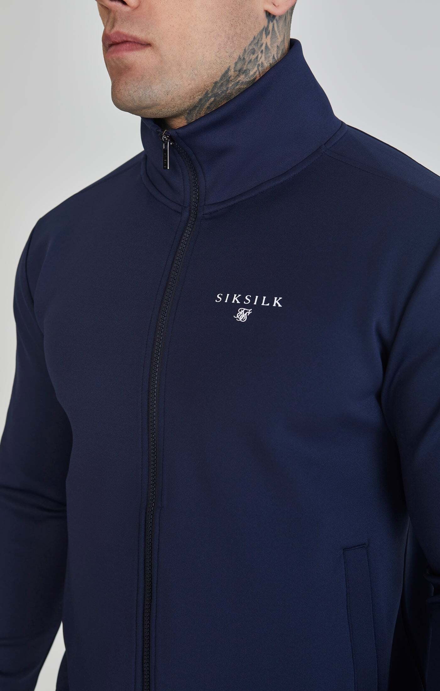 Siksilk Sweatjacke »Siksilk Sweatjacken Essentials Poly Track Top«