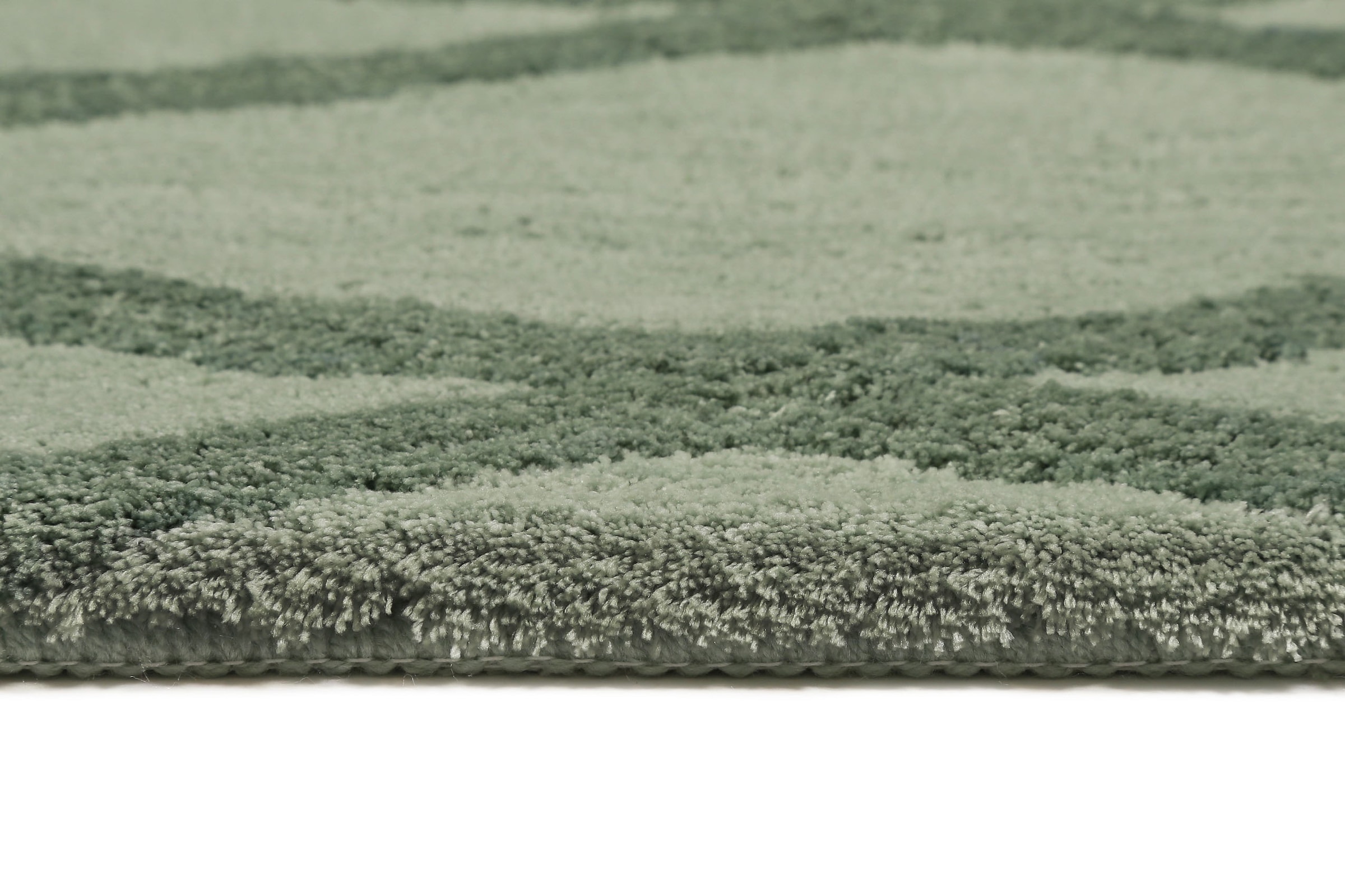 Homie Living Tapis de bain »San Bosa« Höhe 20 mm revêtement antidérapant Séchage rapide | compatible chauffage au sol tapis de bain, design moderne en losanges, lavable, tapis de salle de bain