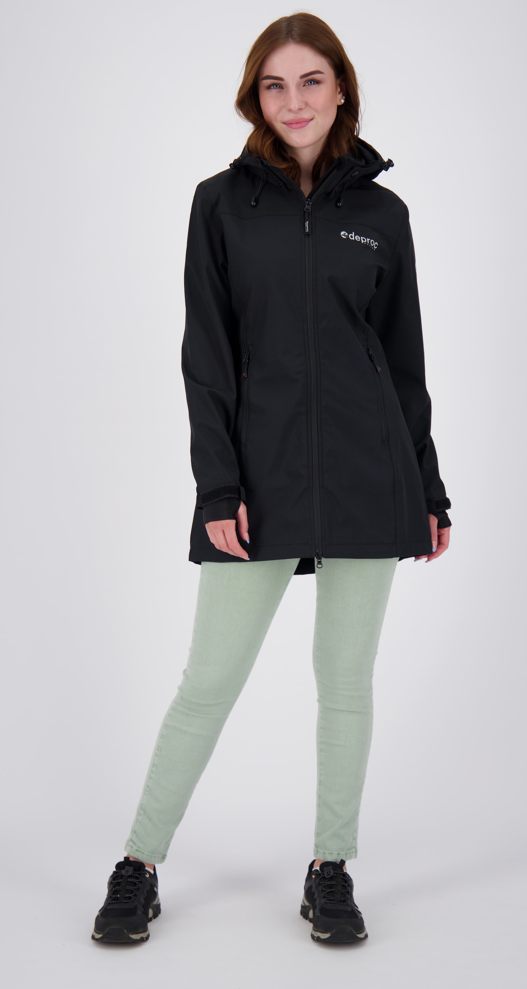 DEPROC Active Manteau softshell »CAVELL LONG WOMEN« également disponible en grandes tailles