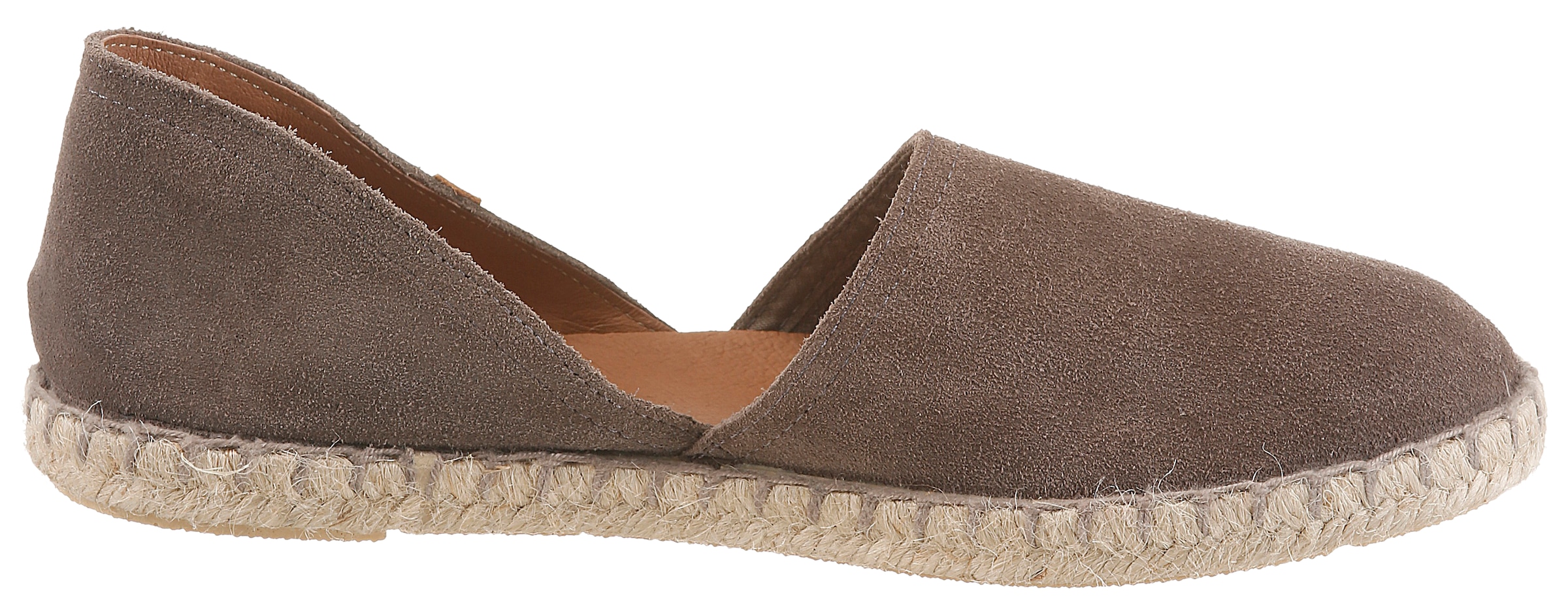 VERBENAS Espadrille  Strandschuh, Sommerschuh, Loafer aus Veloursleder
