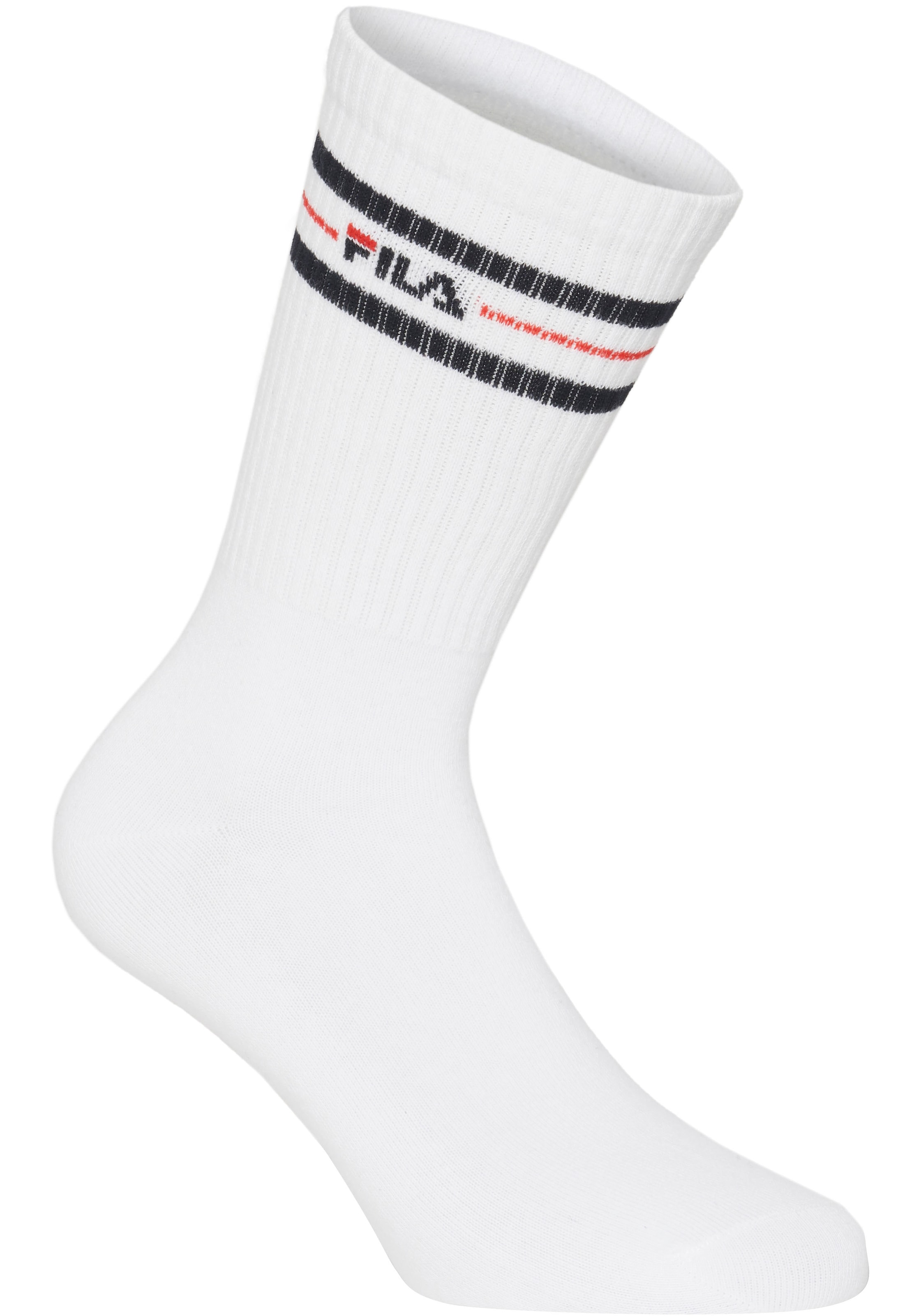 Fila Sportsocken, (6er Pack), mit eingestricktem Logo