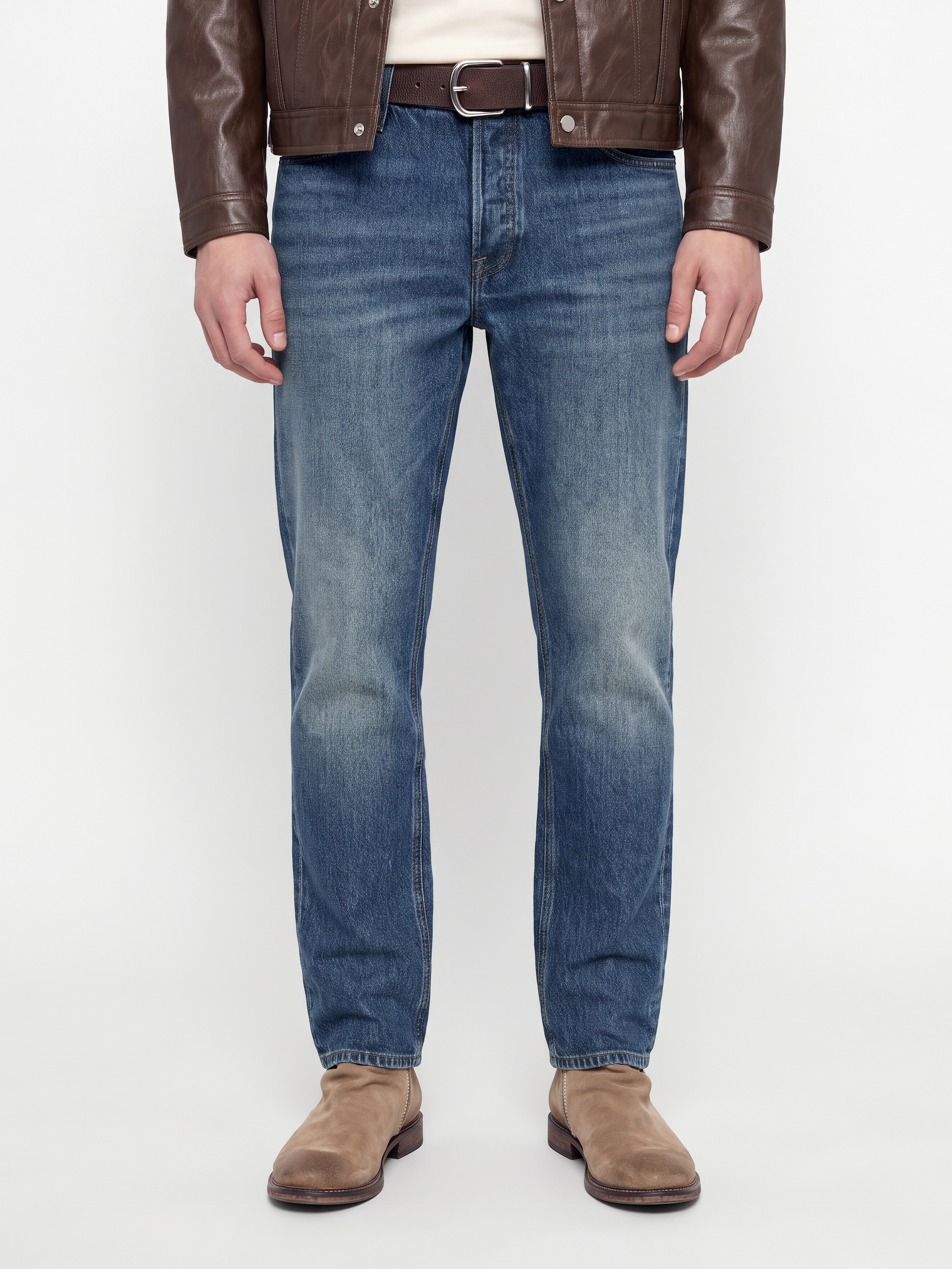 Image of Jack & Jones Comfort-fit-Jeans "JJIMIKE JJORIGINAL ST" Baumwollmischung, comfort fit