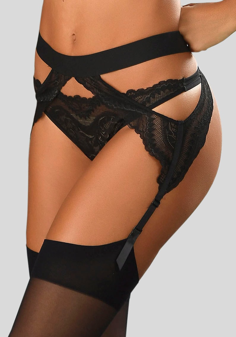 Image of petite fleur gold String mit eleganter Spitze