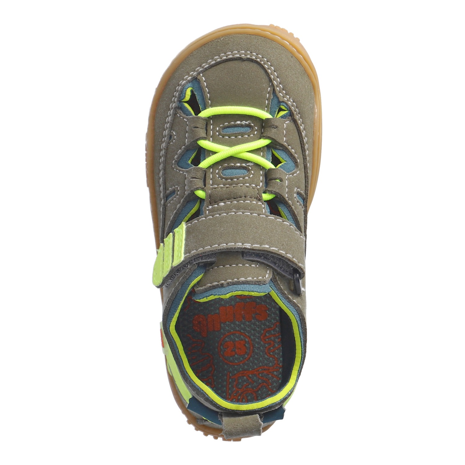 qnuffs Chaussures pieds nus »Lerche«  Sneaker, chaussure basse, sneaker avec étiquette nom au talon
