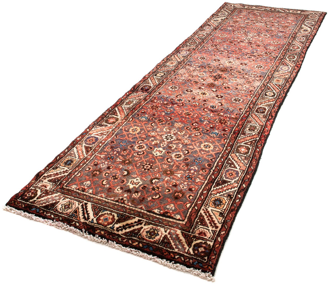 Image of morgenland Orientteppich »Perser - Nomadic - 325 x 94 cm - hellrot«, rechteckig, 10 mm Höhe, Wohnzimmer, Handgeknüpft, Einzelstück mit Zertifikat bei Ackermann Versand Schweiz