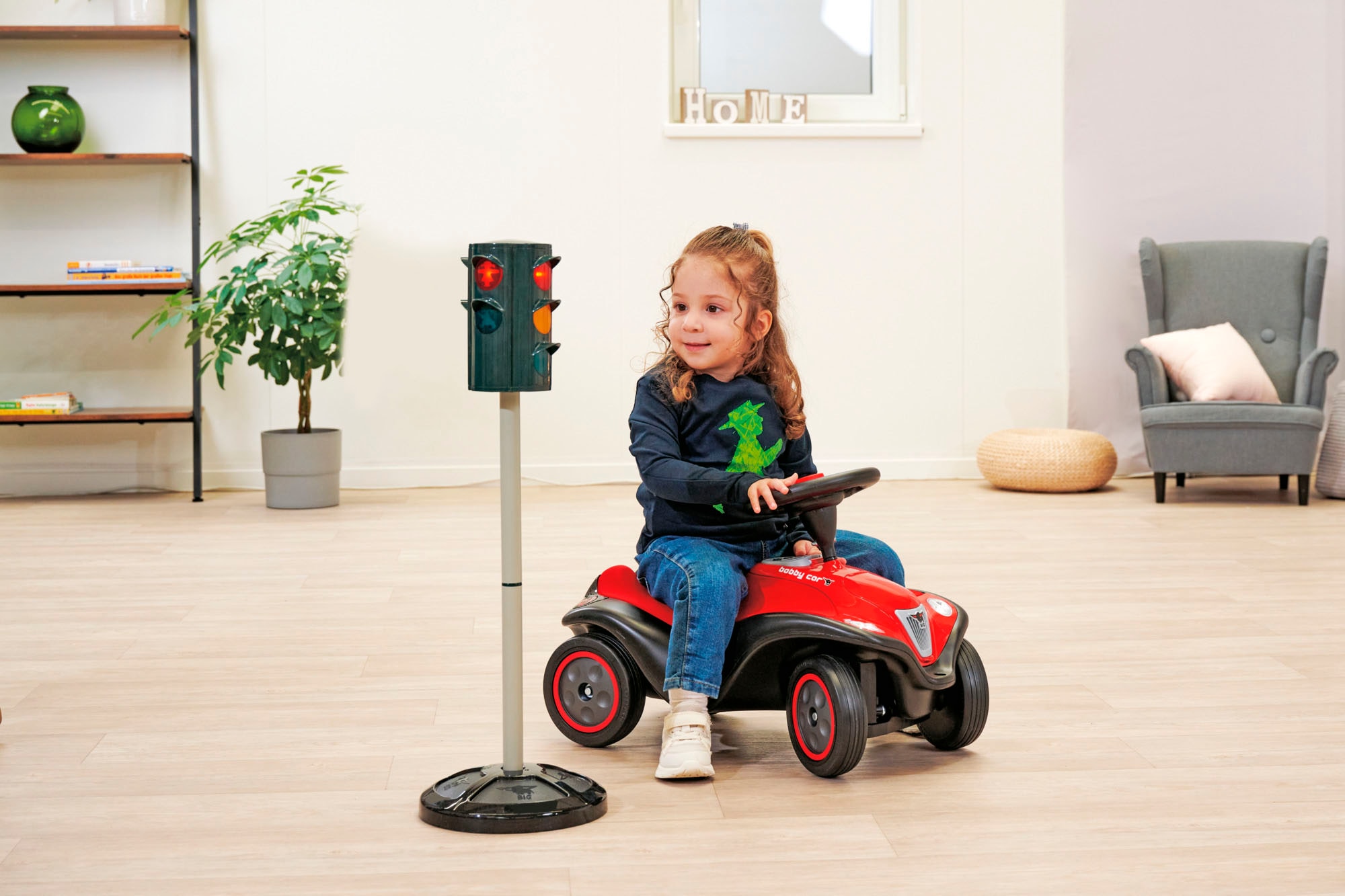 BIG Spiel-Ampelanlage »Verkehrsampel Ampelmann« mit Funktion