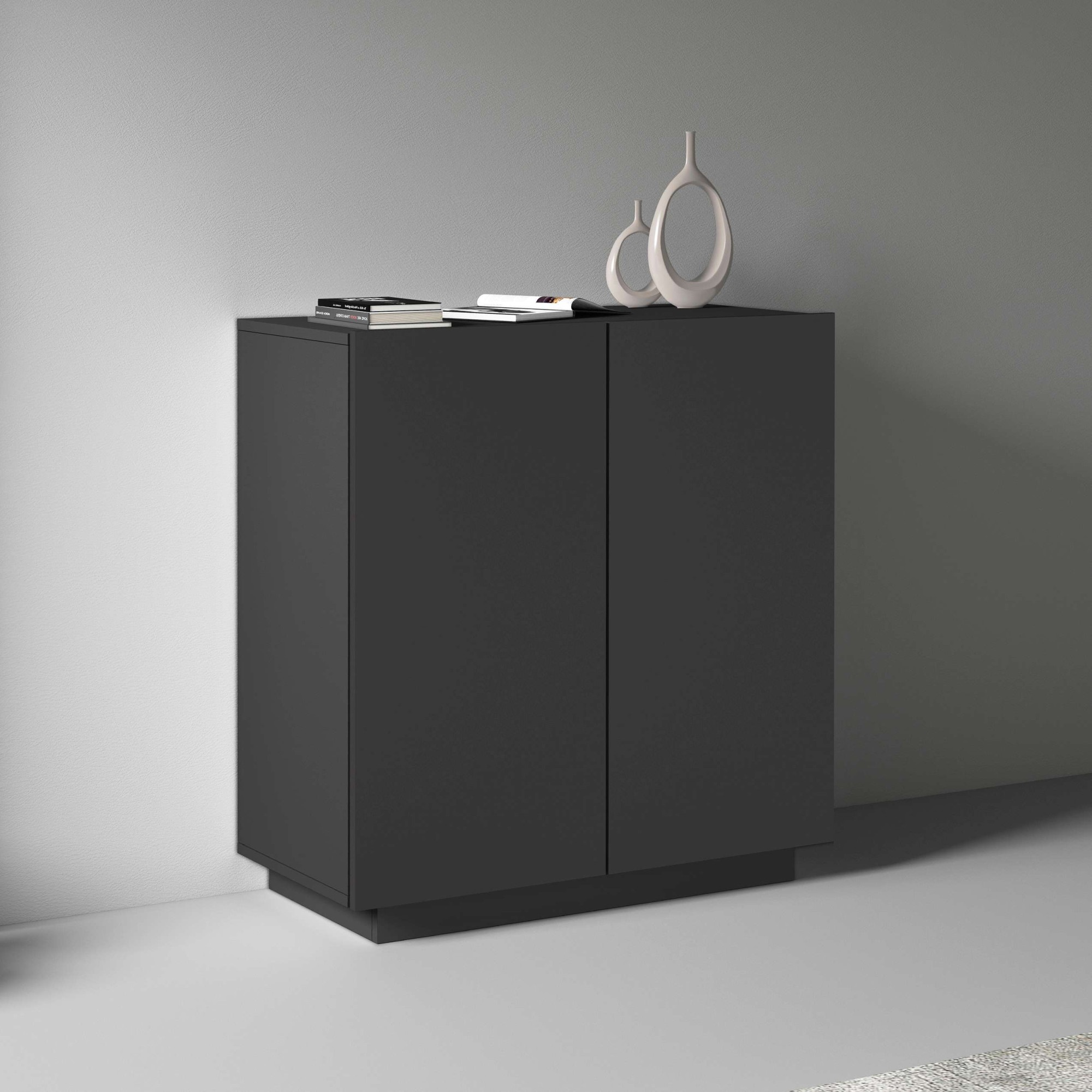 Home affaire Aktenschrank »Essential, Mehrzweckschrank, Büroschrank mit 2 Türen« & verstellbaren Einlegeböden, Höhe 86 oder 166 cm, Made in Italy