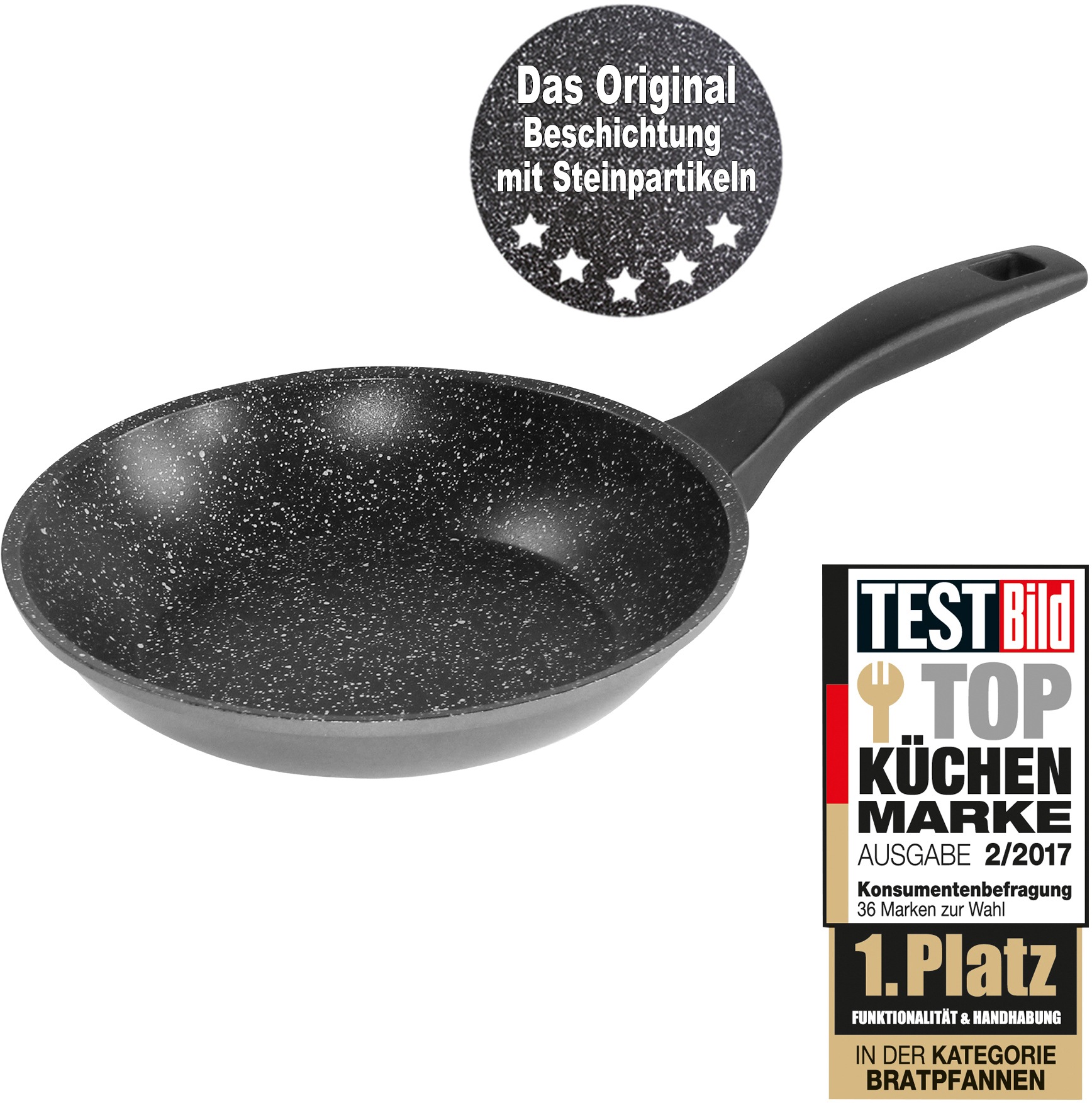 Image of STONELINE Bratpfanne »Gourmundo«, Aluminium, (1 tlg.), Induktion bei Ackermann Versand Schweiz