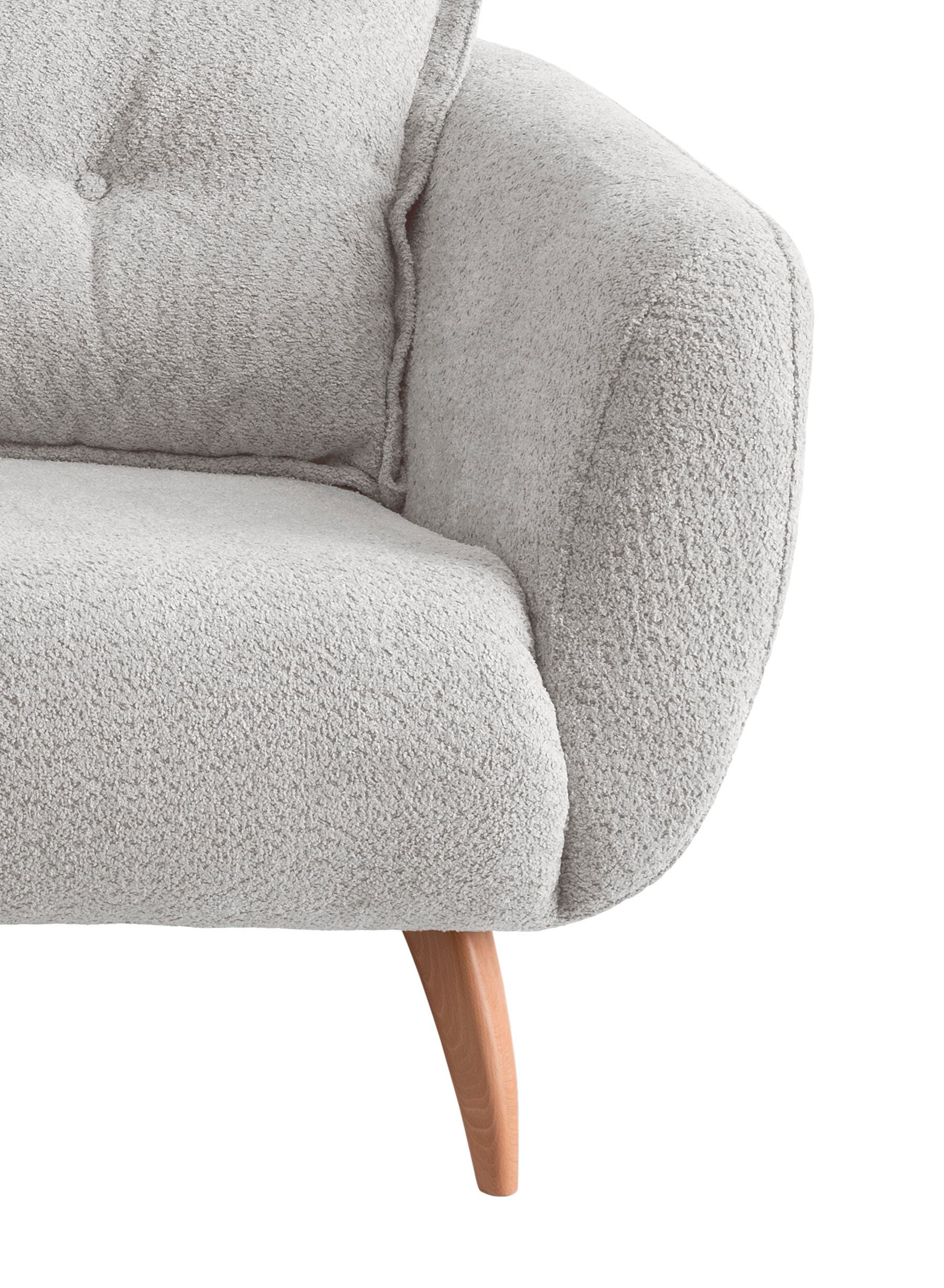 Home affaire 3-Sitzer »Baggio modern und romantisches Design, bequem«, Zierkissen inklusive