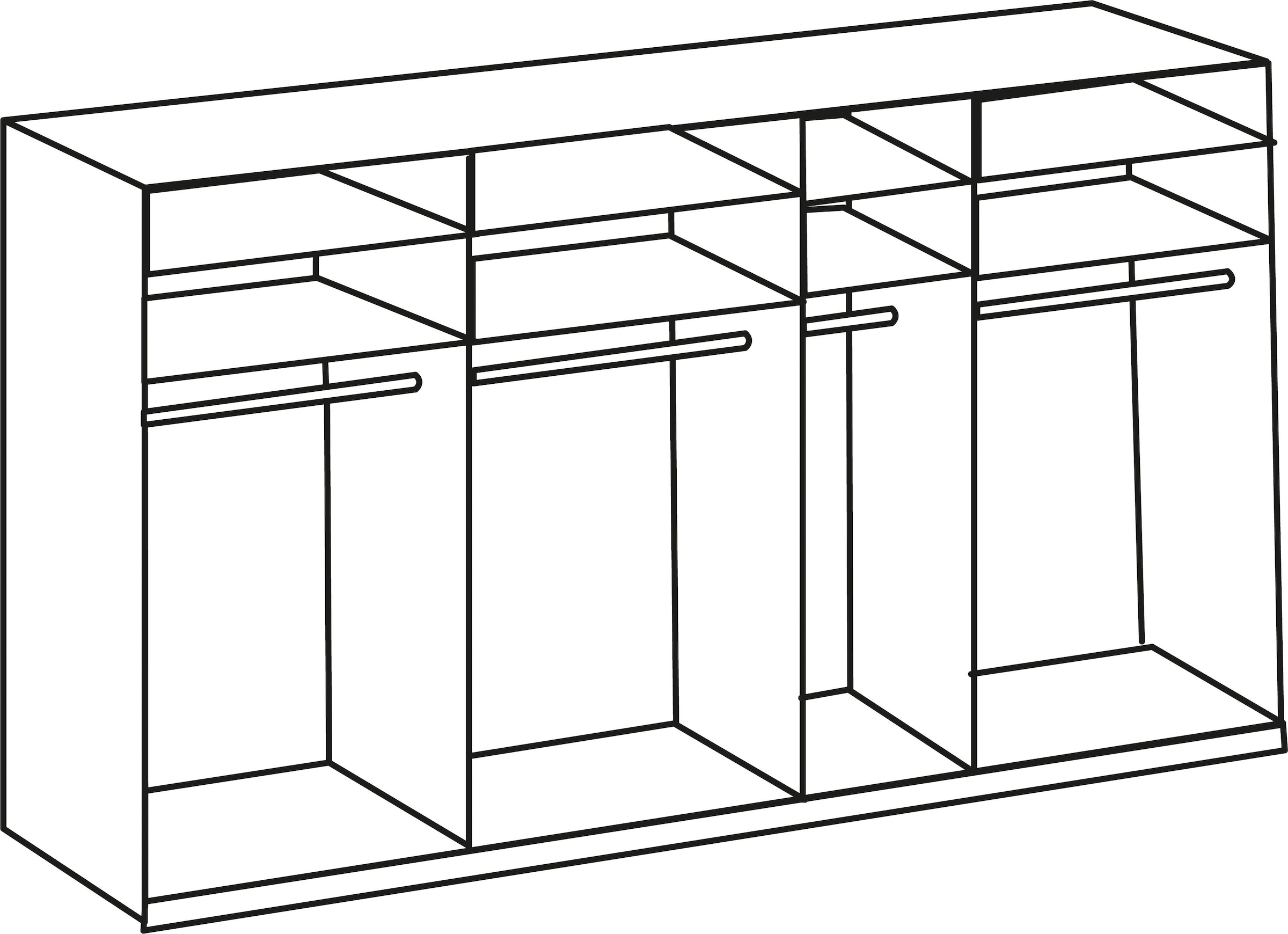 Fresh To Go Schwebetürenschrank kaufen »Escape«