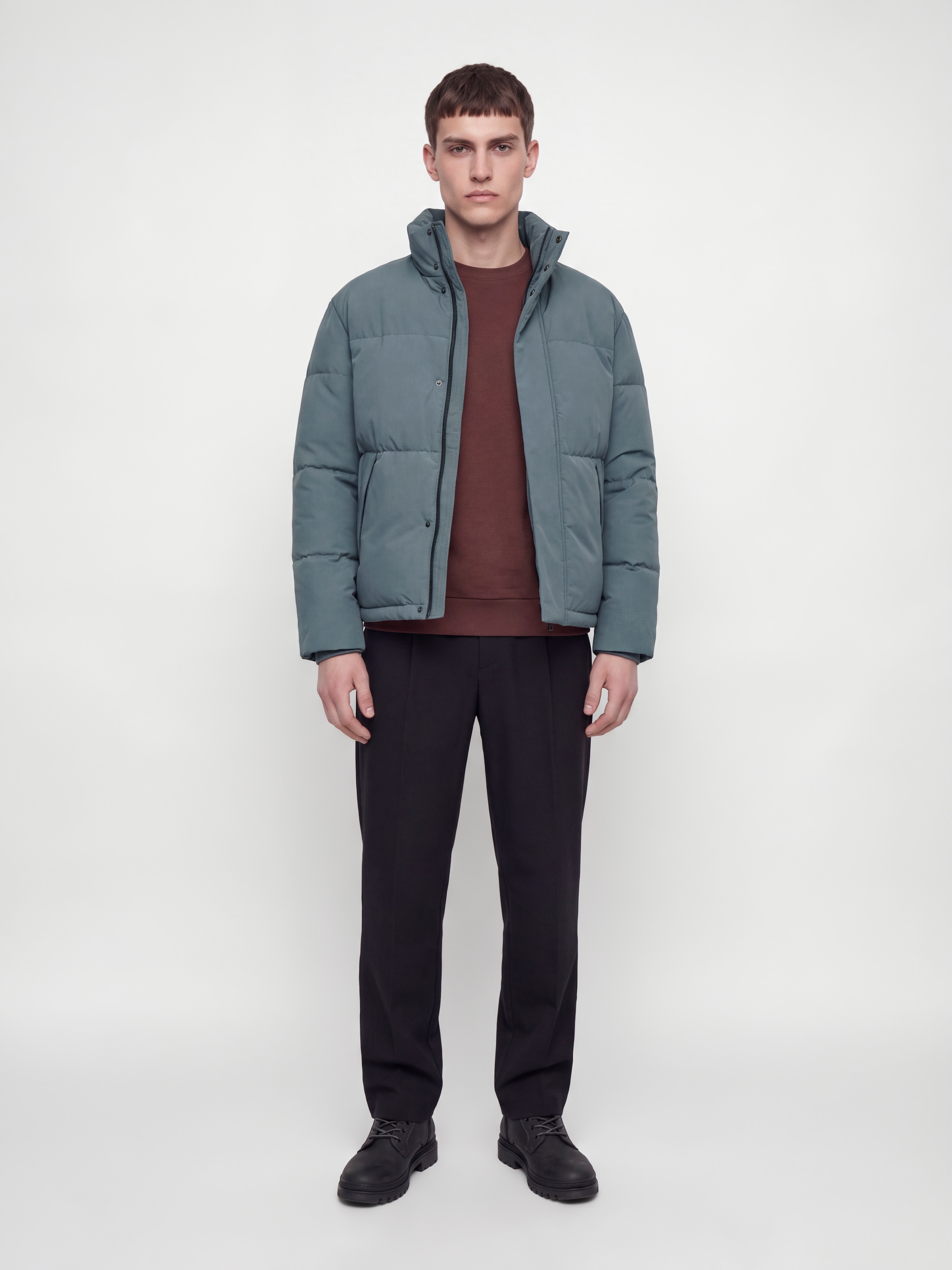 Jack & Jones Steppjacke »JJESOHO PUFFER COLLAR AW26 SN« Kunstfaser, regular fit