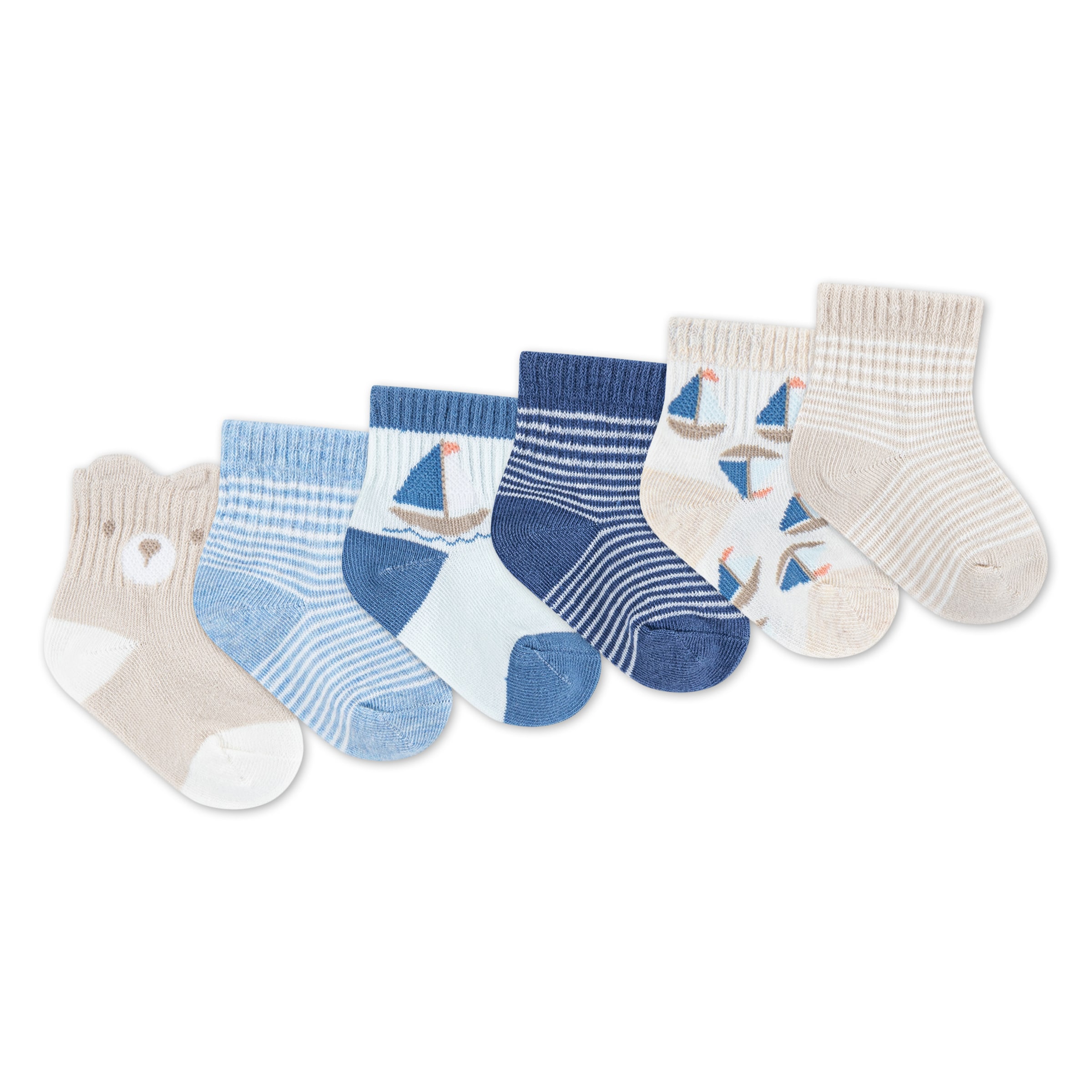 HUGGIES babywear Socken »HGHB 6PK SOCK« Packung, 6 Paar tlg. mit Motiven