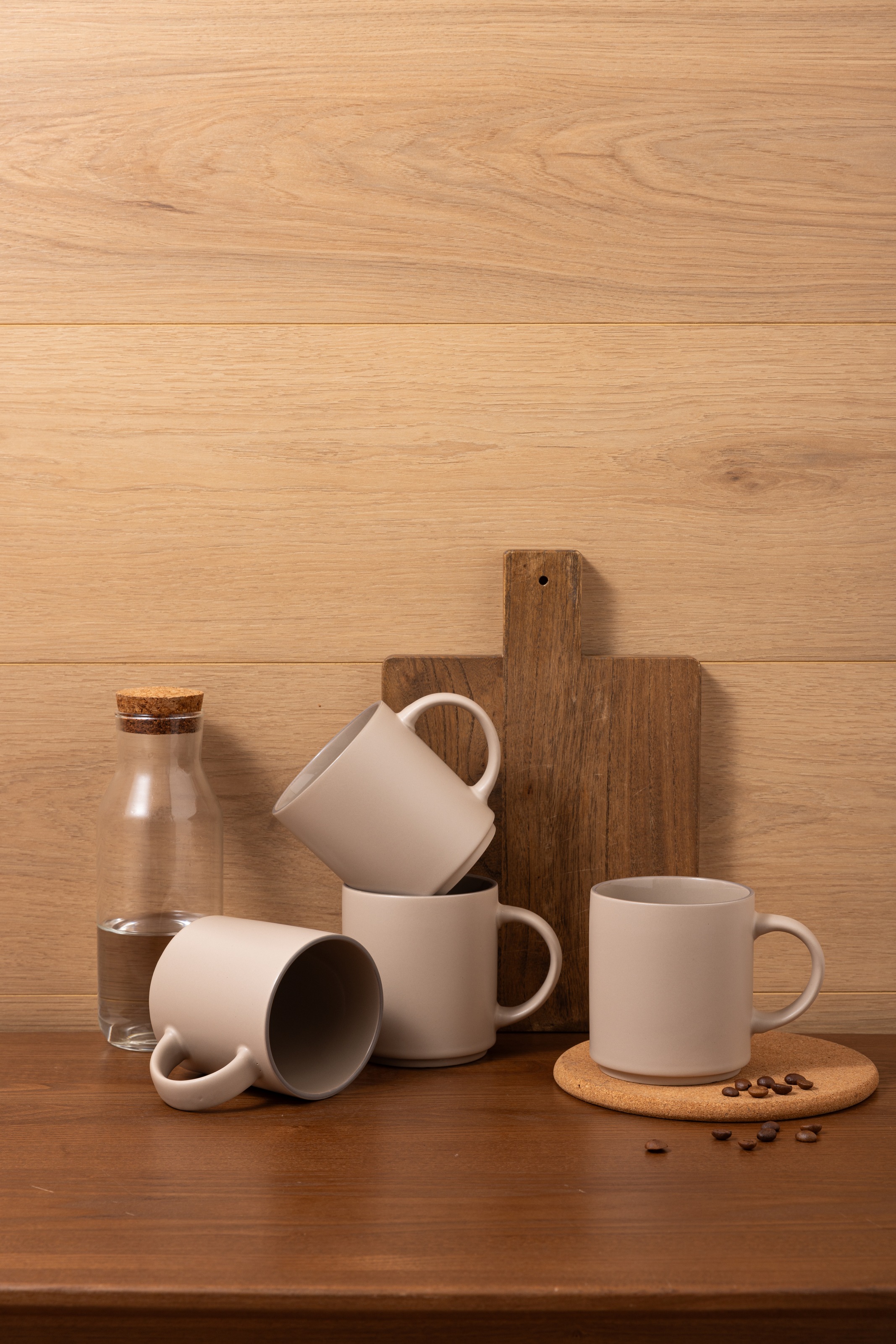 GOODproduct Becher »Kaffeebecher Ylvii, 6er Set« spülmaschinenfest und mikrowellengeeignet, 350 ml
