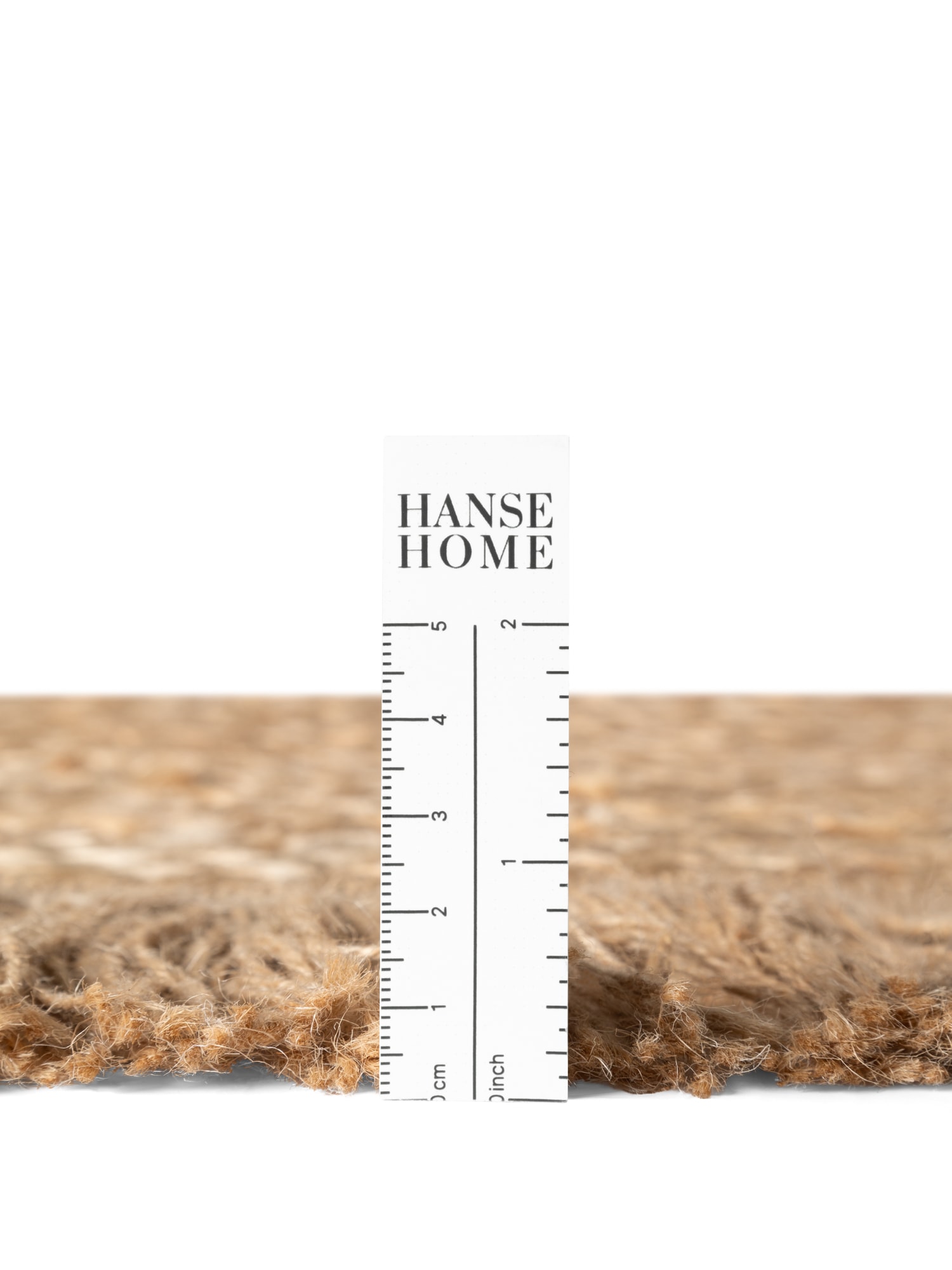HANSE Home Tapis »Nuru« Rond 7 mm Höhe Jute, Handgemacht, Rund, Fransen, Wohnzimmerteppich, Naturteppich