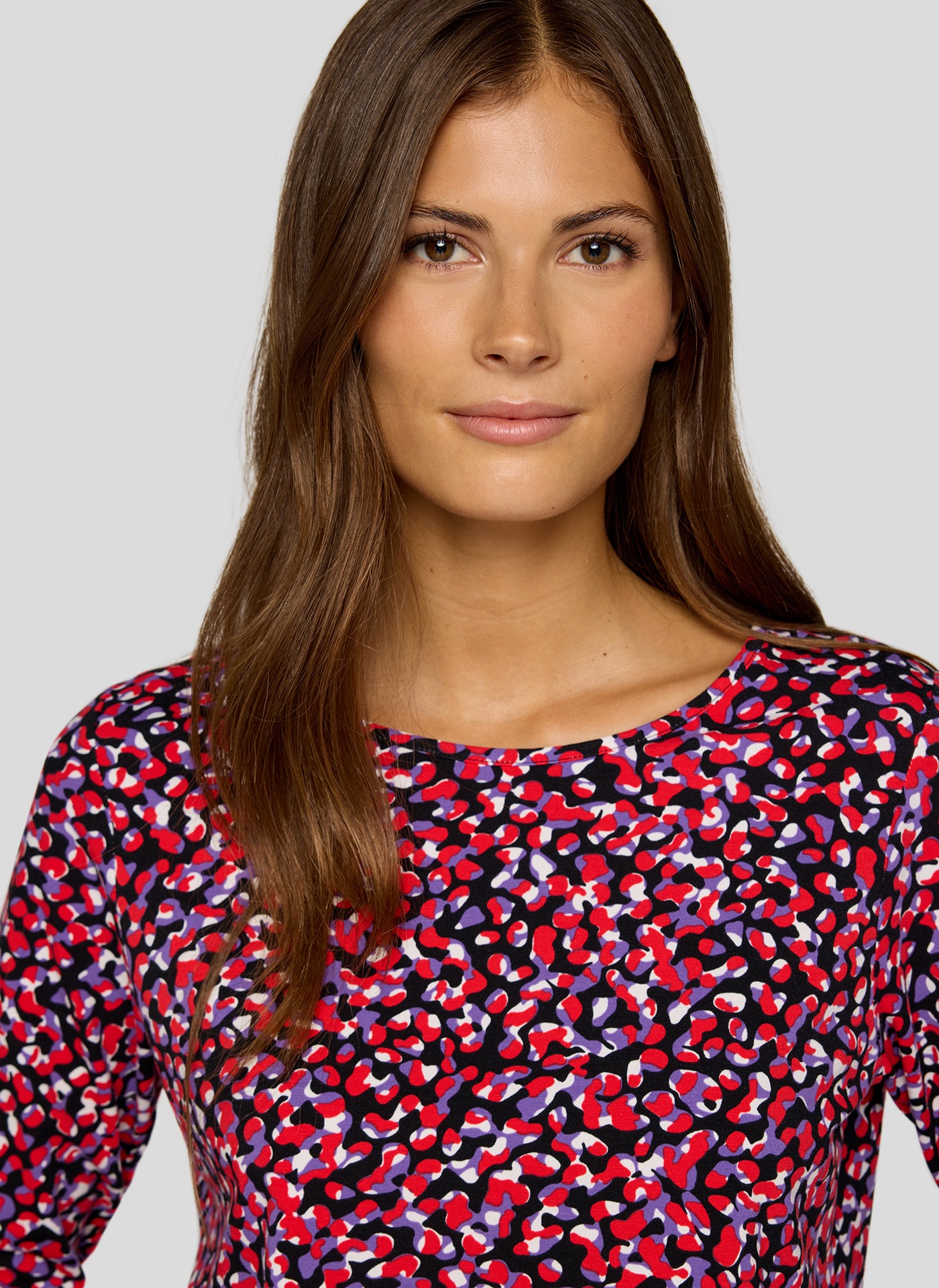 Rabe T-shirt à manches 3/4 Sommershirt mit All-Over Print