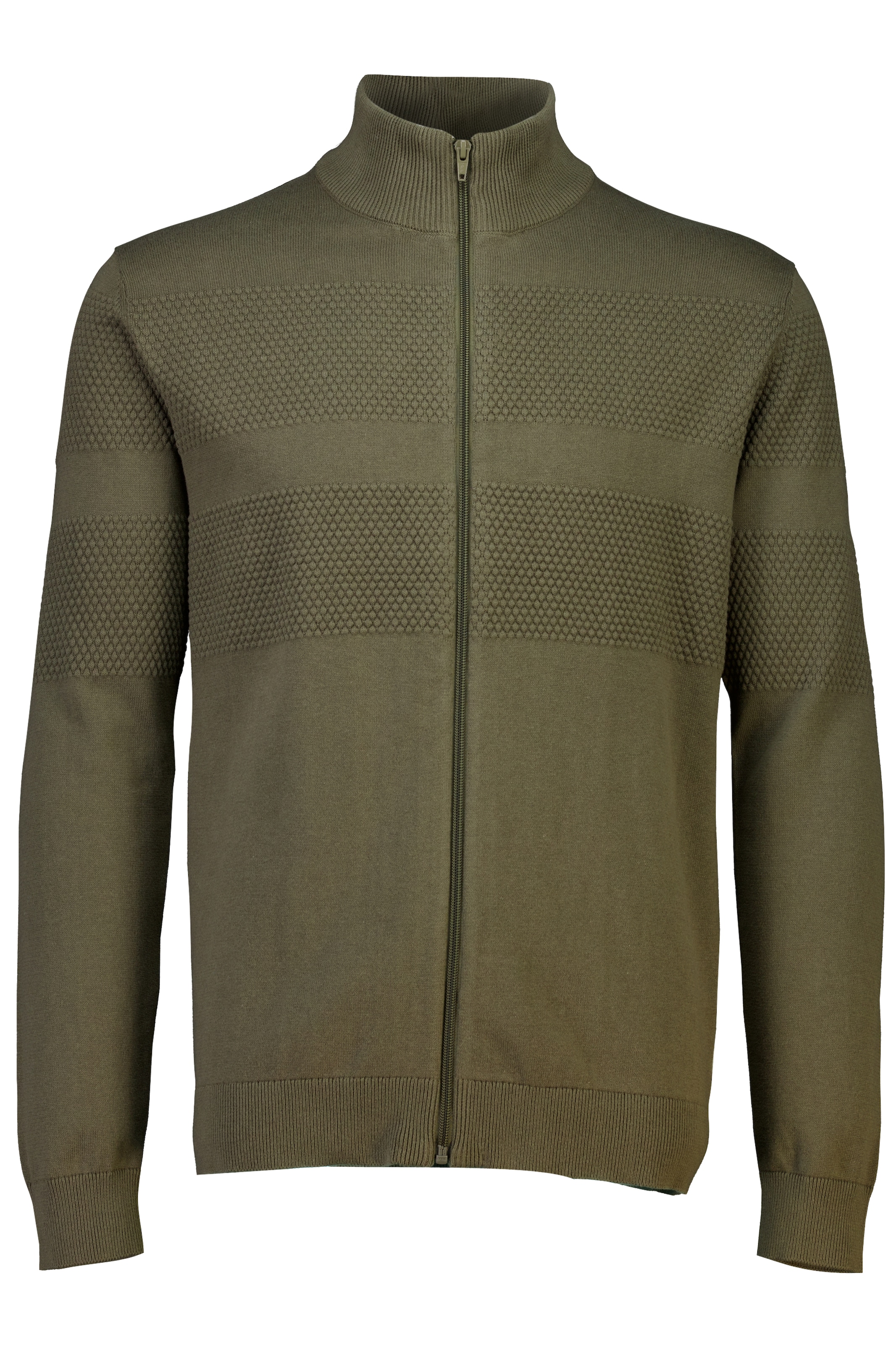 LINDBERGH Veste en tricot mit Stehkragen und Reissverschluss