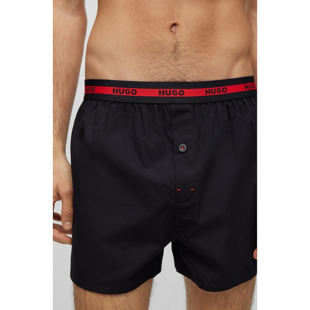 HUGO Underwear Boxershorts »WOVEN BOXER TWINPACK«