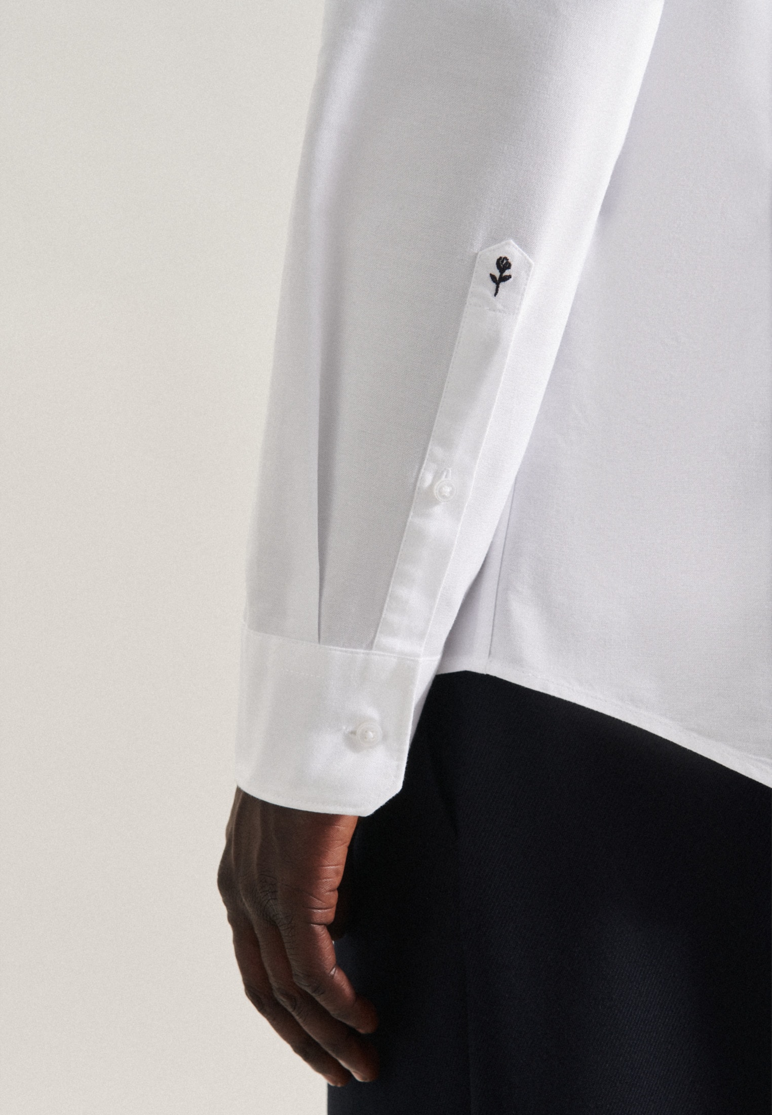 seidensticker Businesshemd »X-Slim« X-Slim Langarm Button-Down-Kragen Uni