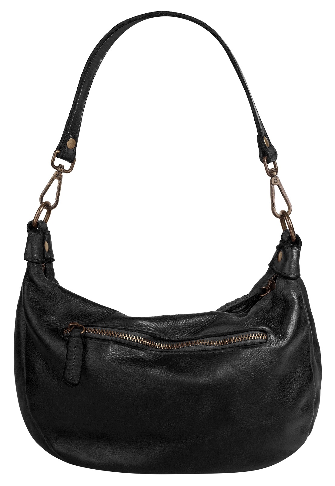 Samantha Look Umhängetasche echt Leder, Made in Italy