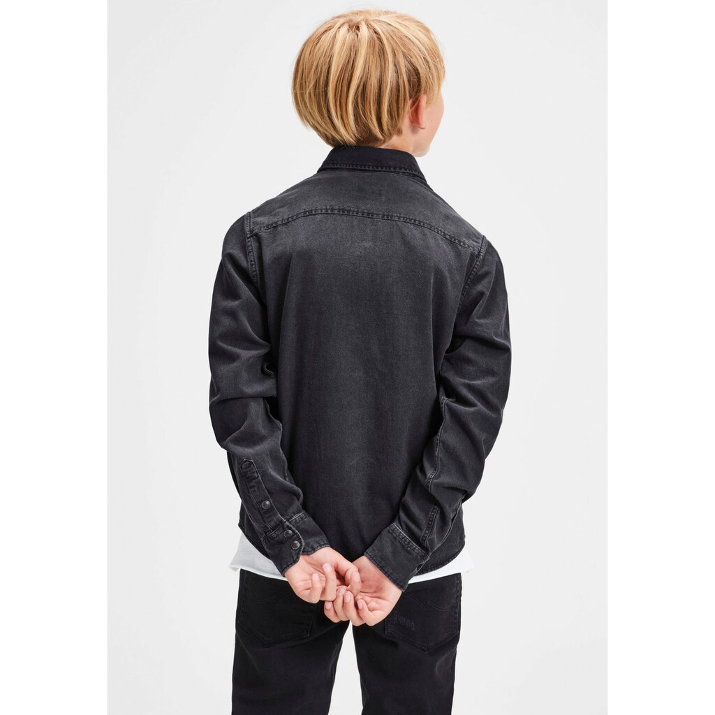 Jack & Jones Junior Jeanshemd »JJESHERIDAN SHIRT L/S NOOS JNR«