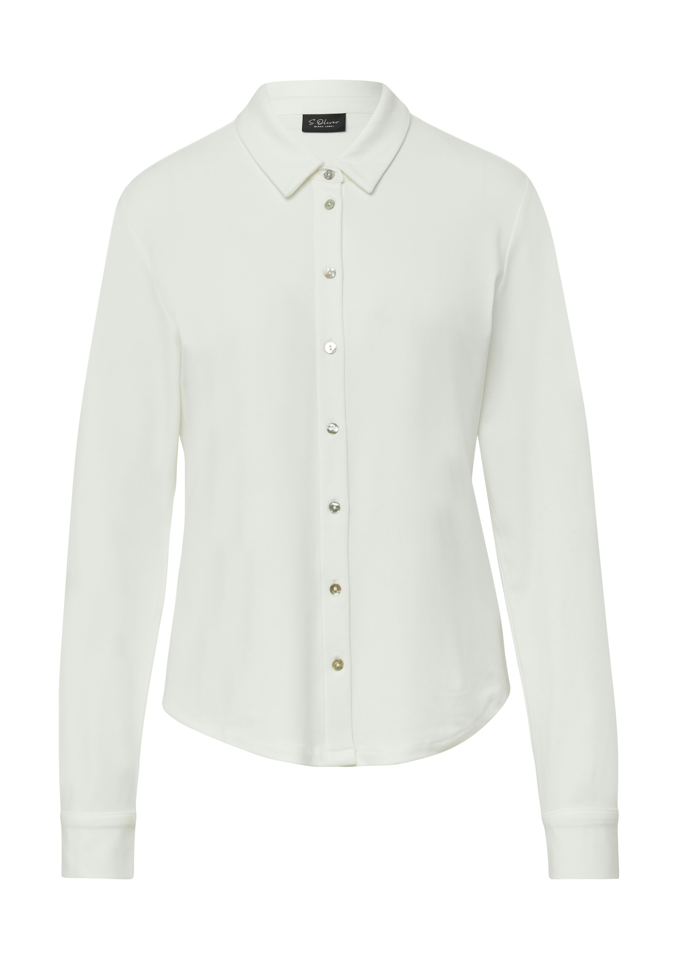 s.Oliver BLACK LABEL Blouse chemise avec boutons en nacre