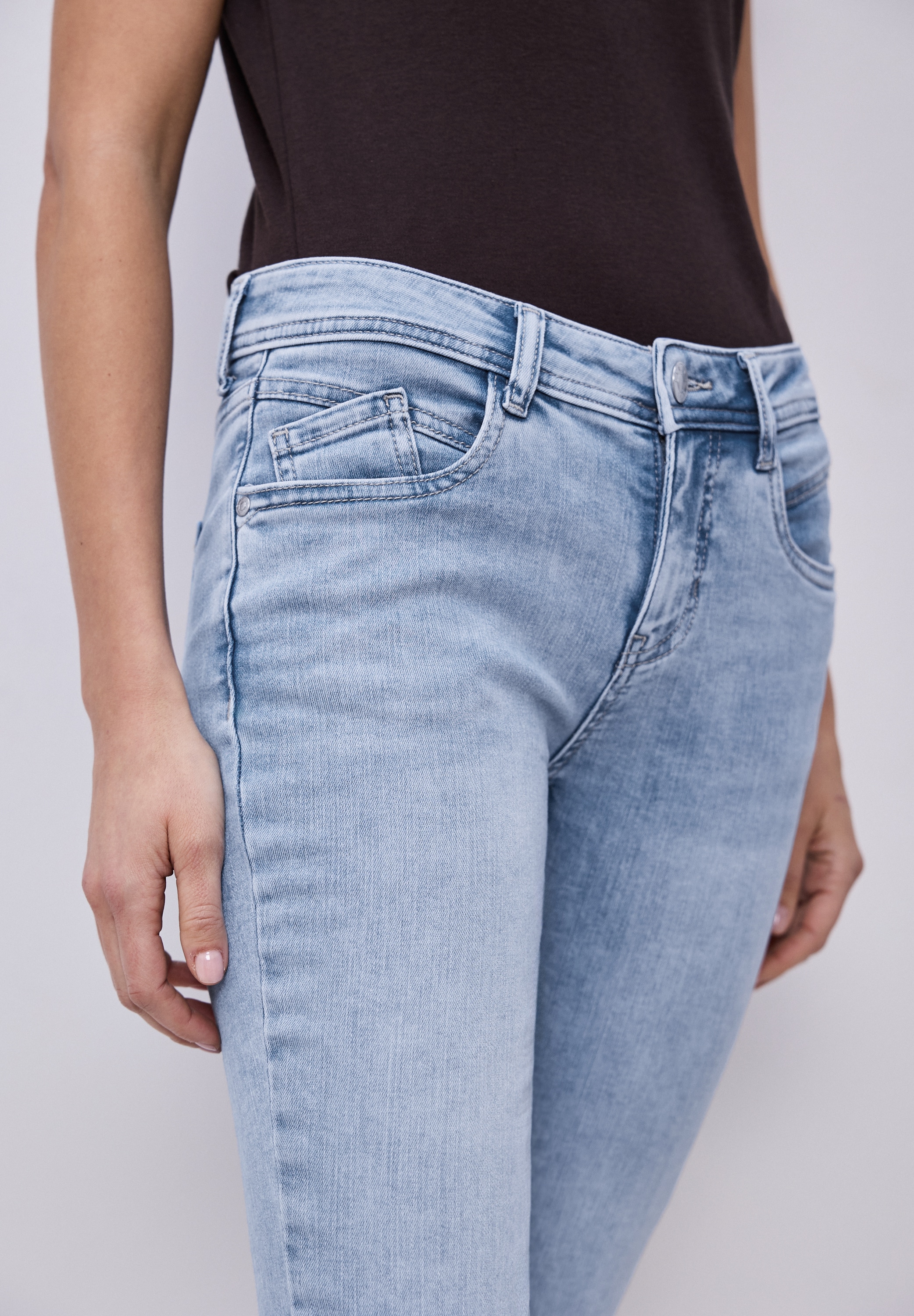 STREET ONE Jeans slim »Style York« style Five-Pocket
