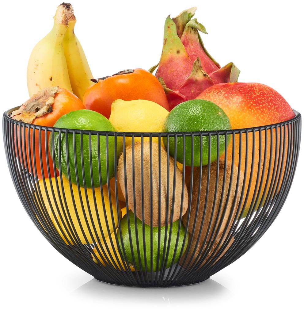 Zeller Present Obstschale 1 Stk. aus Metall in klarem Design