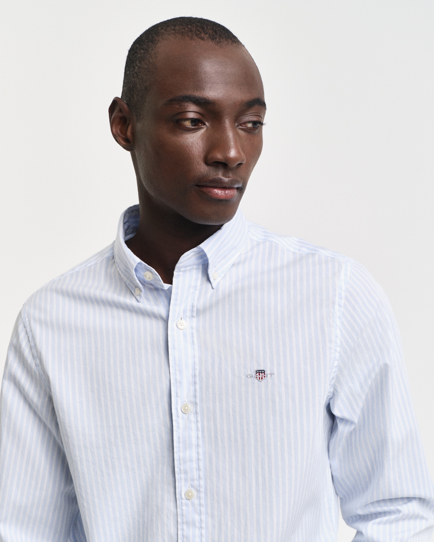 Gant Langarmhemd »SLIM POPLIN STRIPE SHIRT«